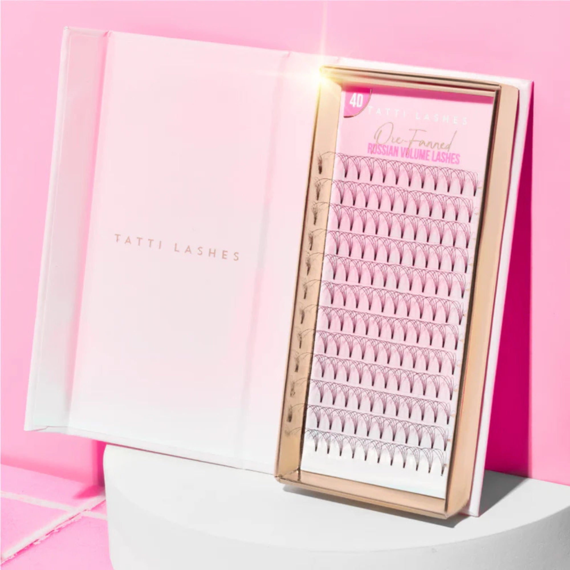 Tatti Lashes - 4D Pre-Fanned Russian Volume  Lashes 0.10 D Curl (10-16mm)