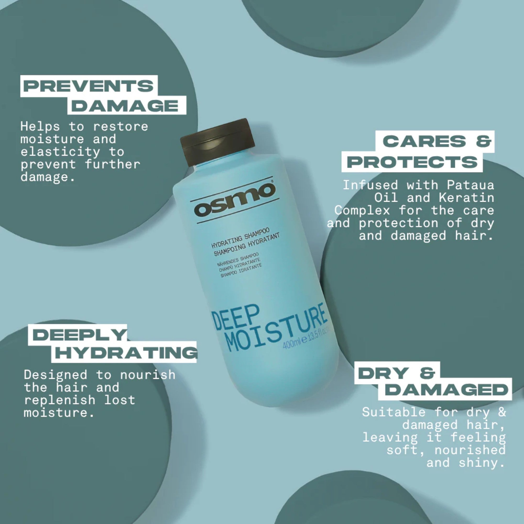 Osmo - Deep Moisture Hydrating Shampoo