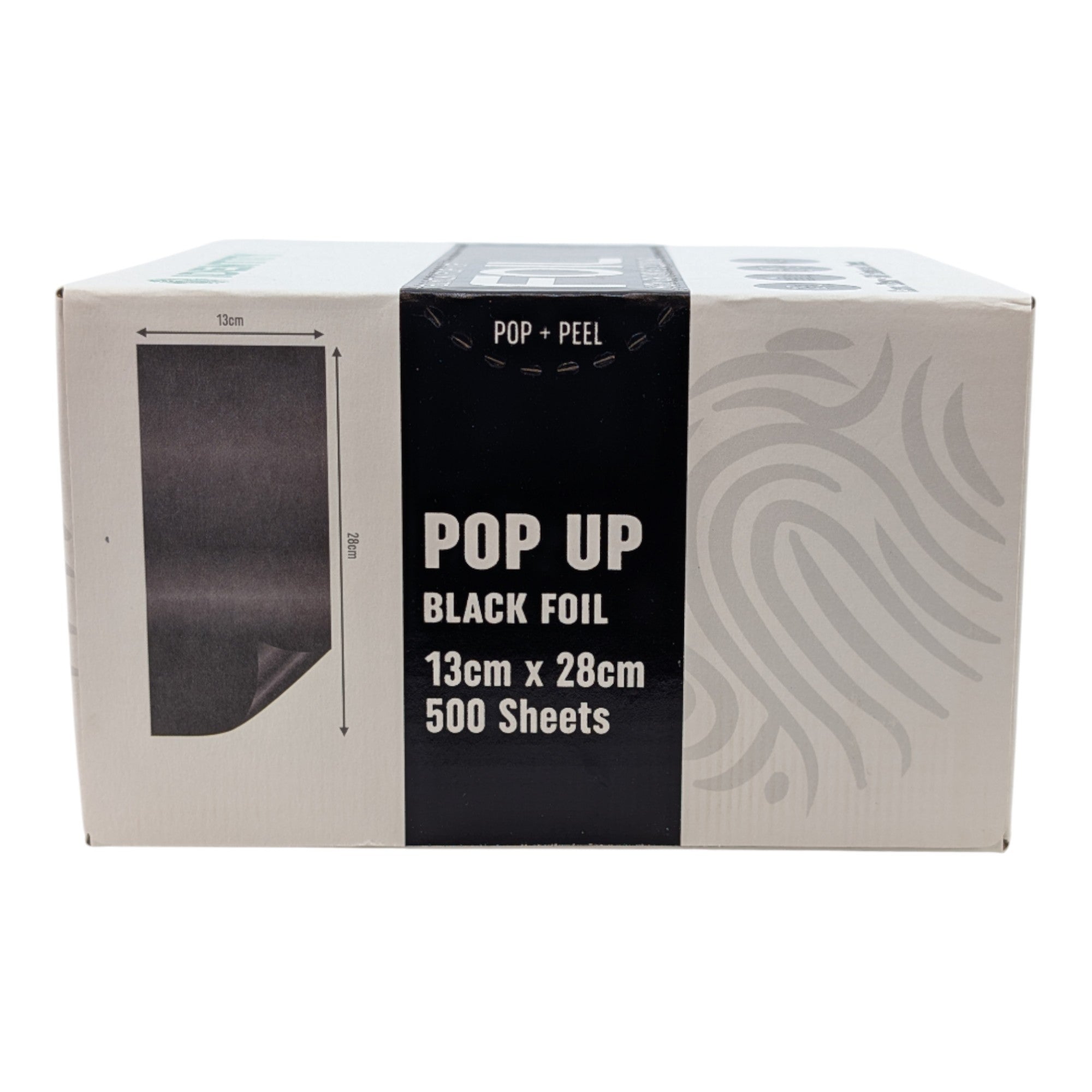 Identity - Pop Up Foil Embossed 130mm x 280mm (500 Sheets) - Matte Black