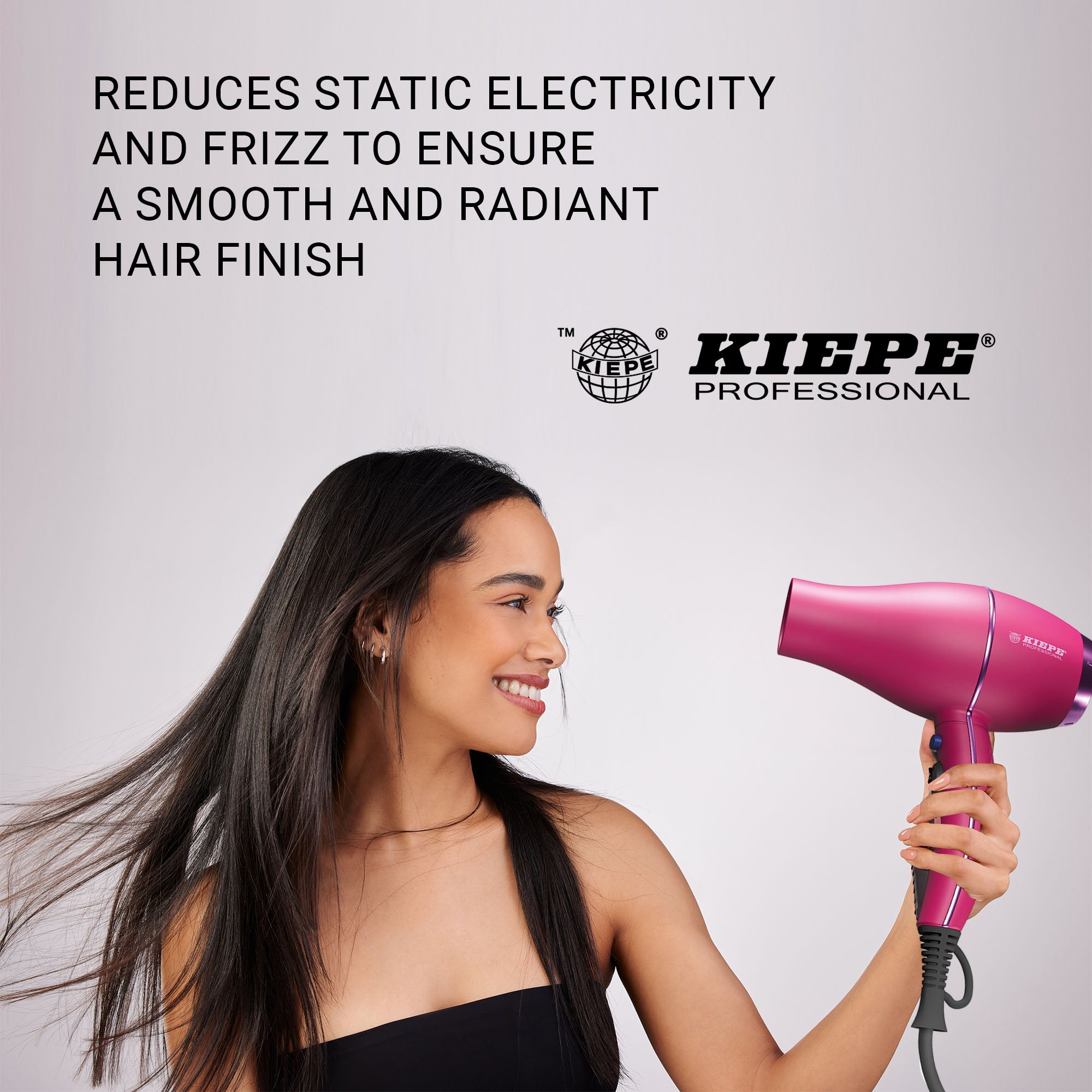 Kiepe - Hair Dryer Bloom Cremic & Ionic 2000W Fuchsia