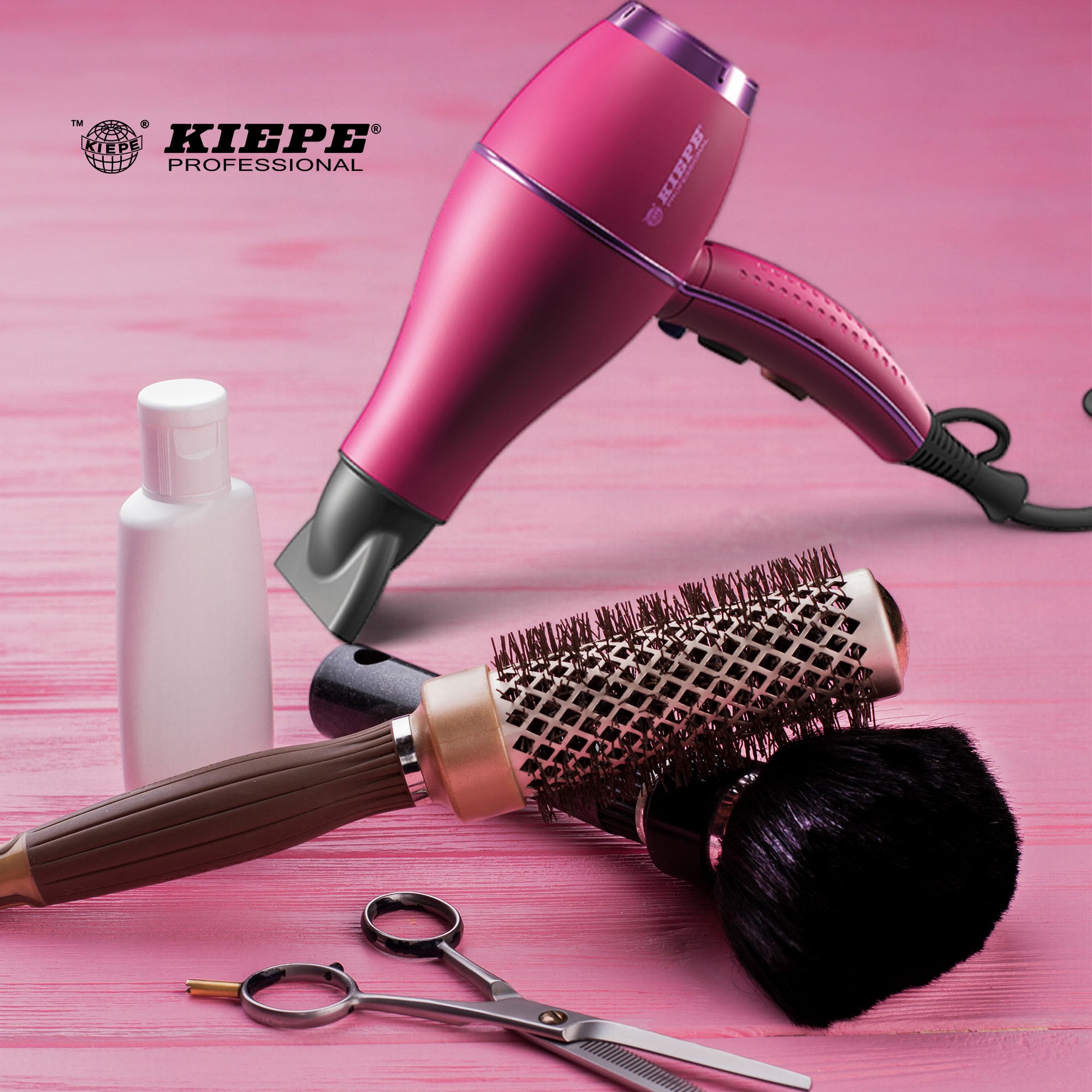 Kiepe - Hair Dryer Bloom Cremic & Ionic 2000W Fuchsia