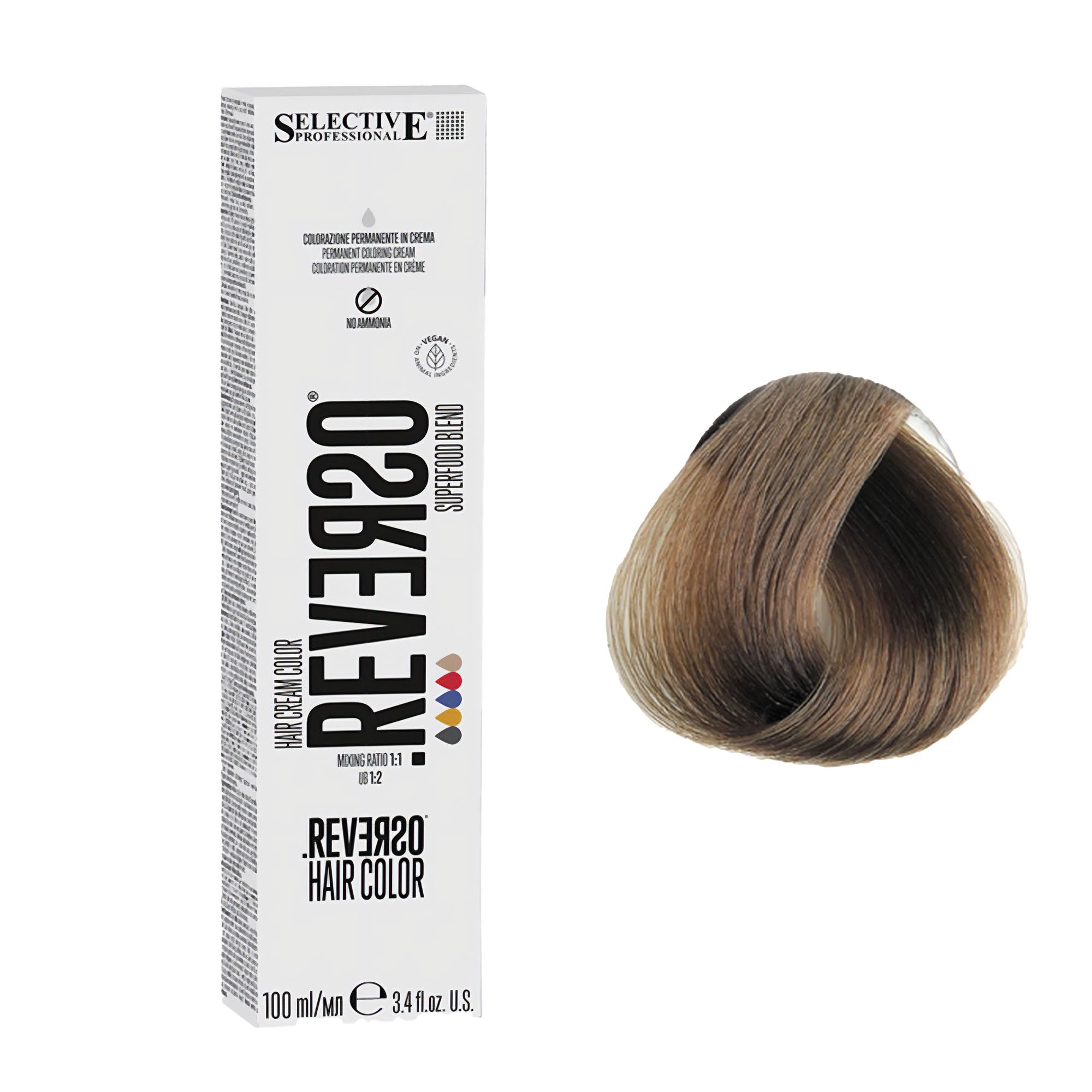 Selective Professional - Reverso Hair Cream Colour Deep Natural Series 100ml