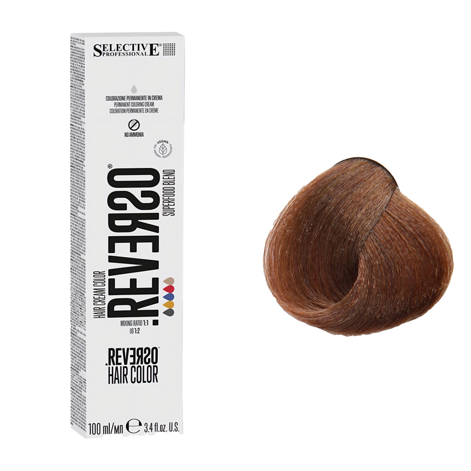 Selective Professional - Reverso Hair Cream Colour Golden Series 100ml