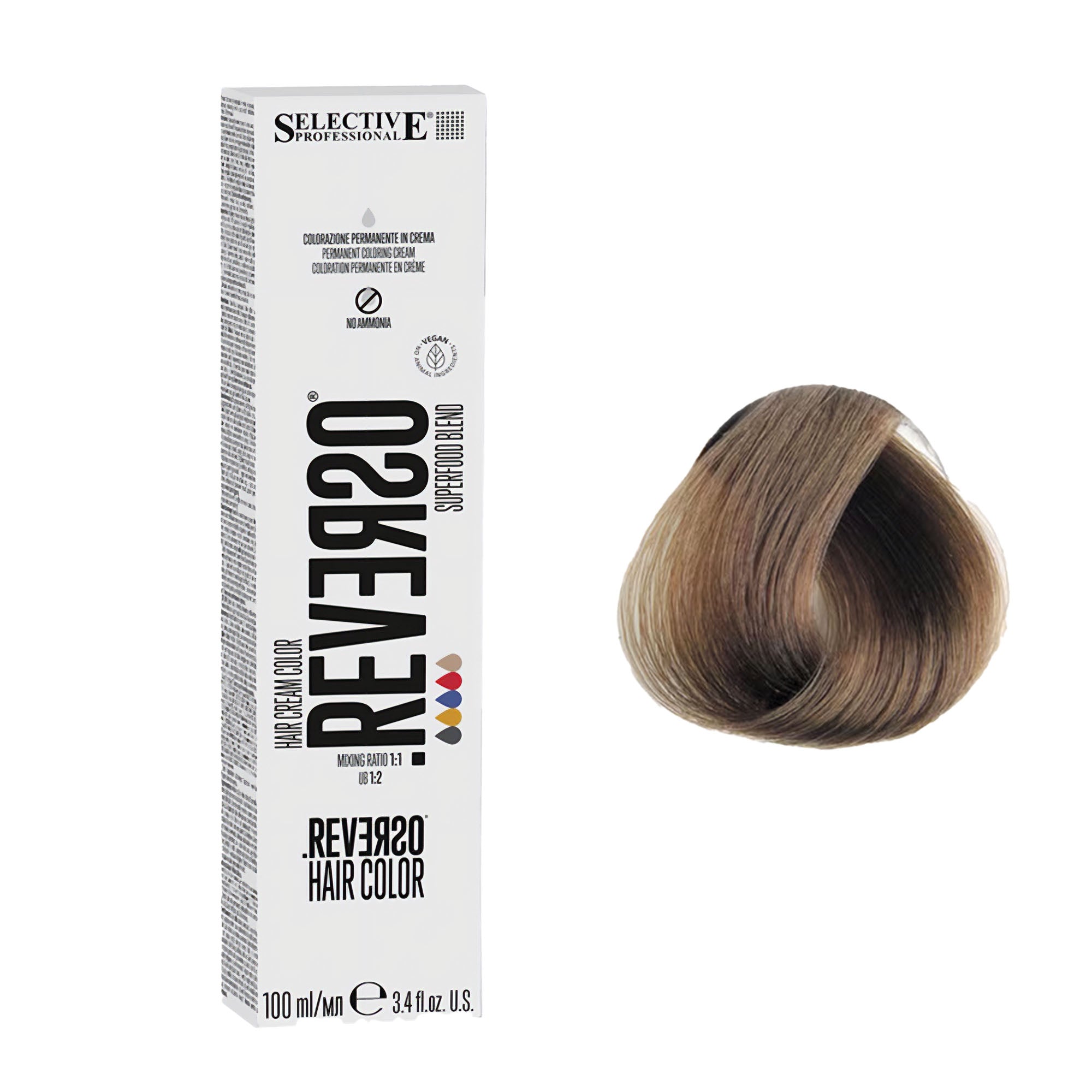 Selective Professional - Reverso Hair Cream Colour Natural Series 100ml