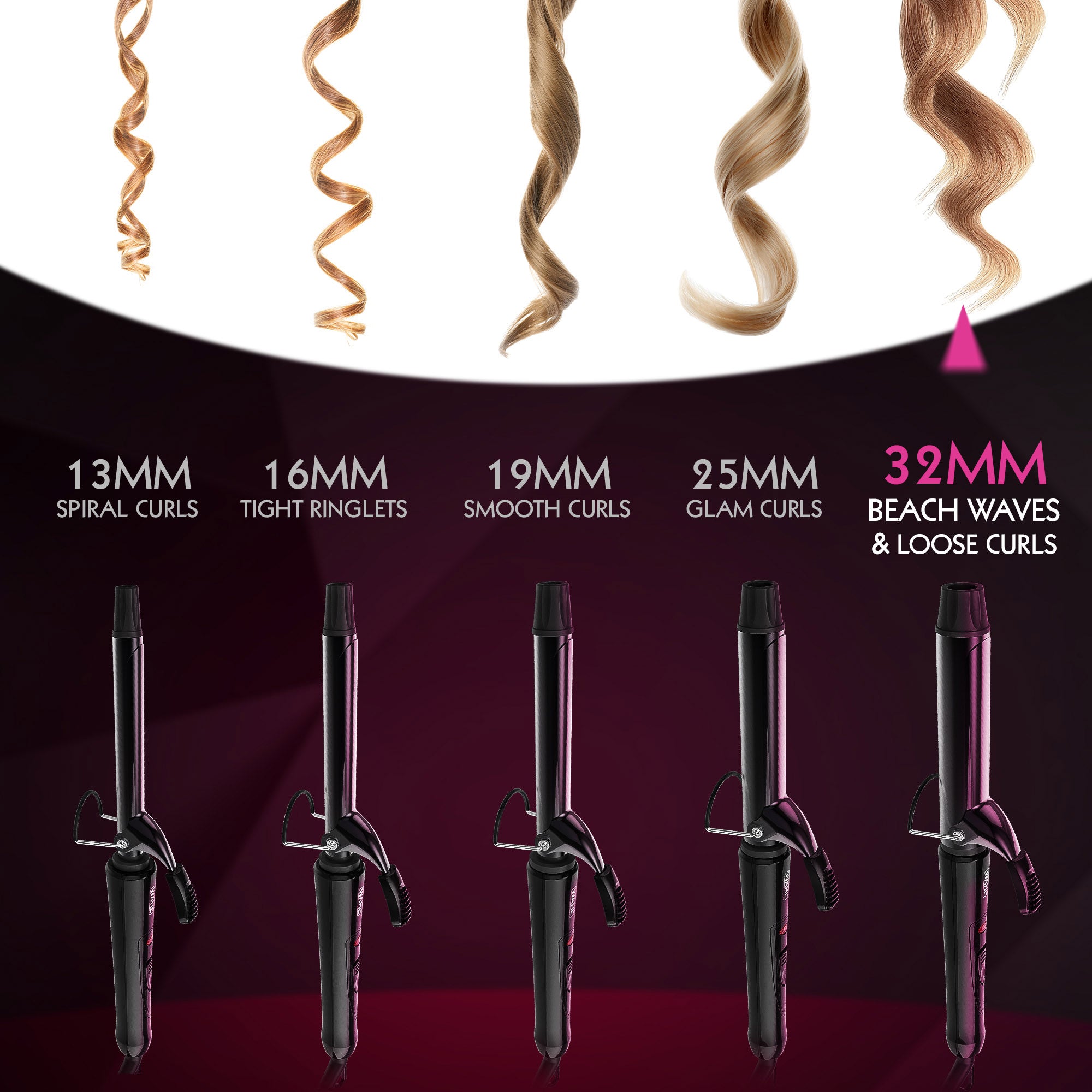 Wahl - Curling Tong Beach Waves 32mm