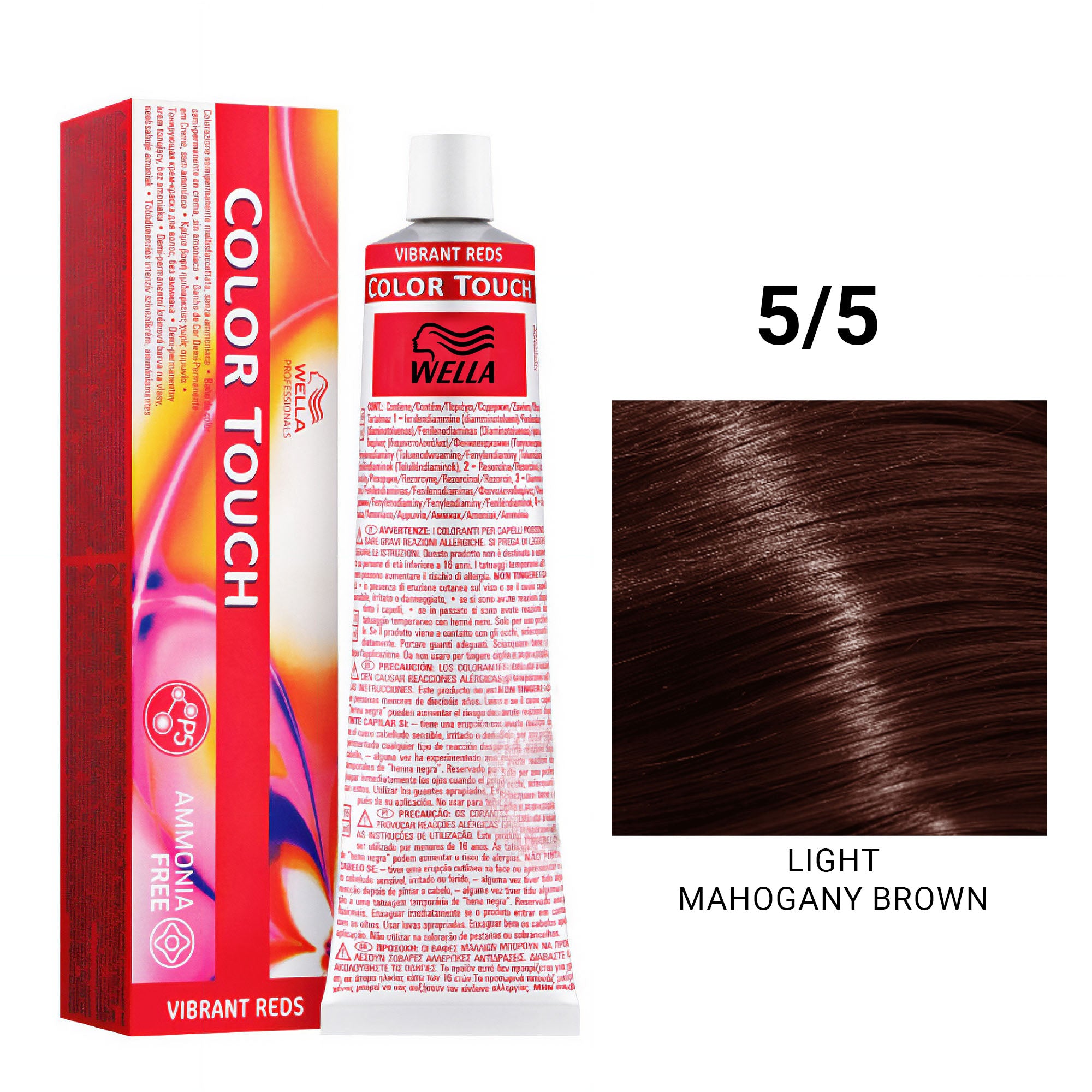 Wella Professionals - Color Touch 5/5 Light Mahogany Brown 60ml