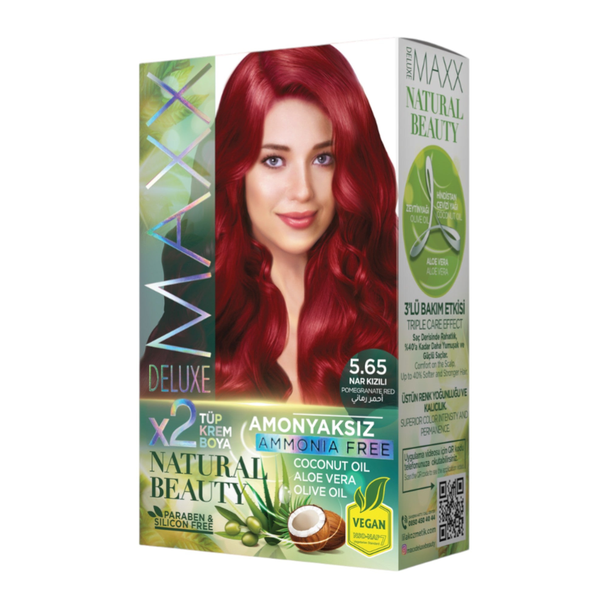 Maxx Deluxe - Natural Beauty Hair Colour Ammonia Free (2 Applications)