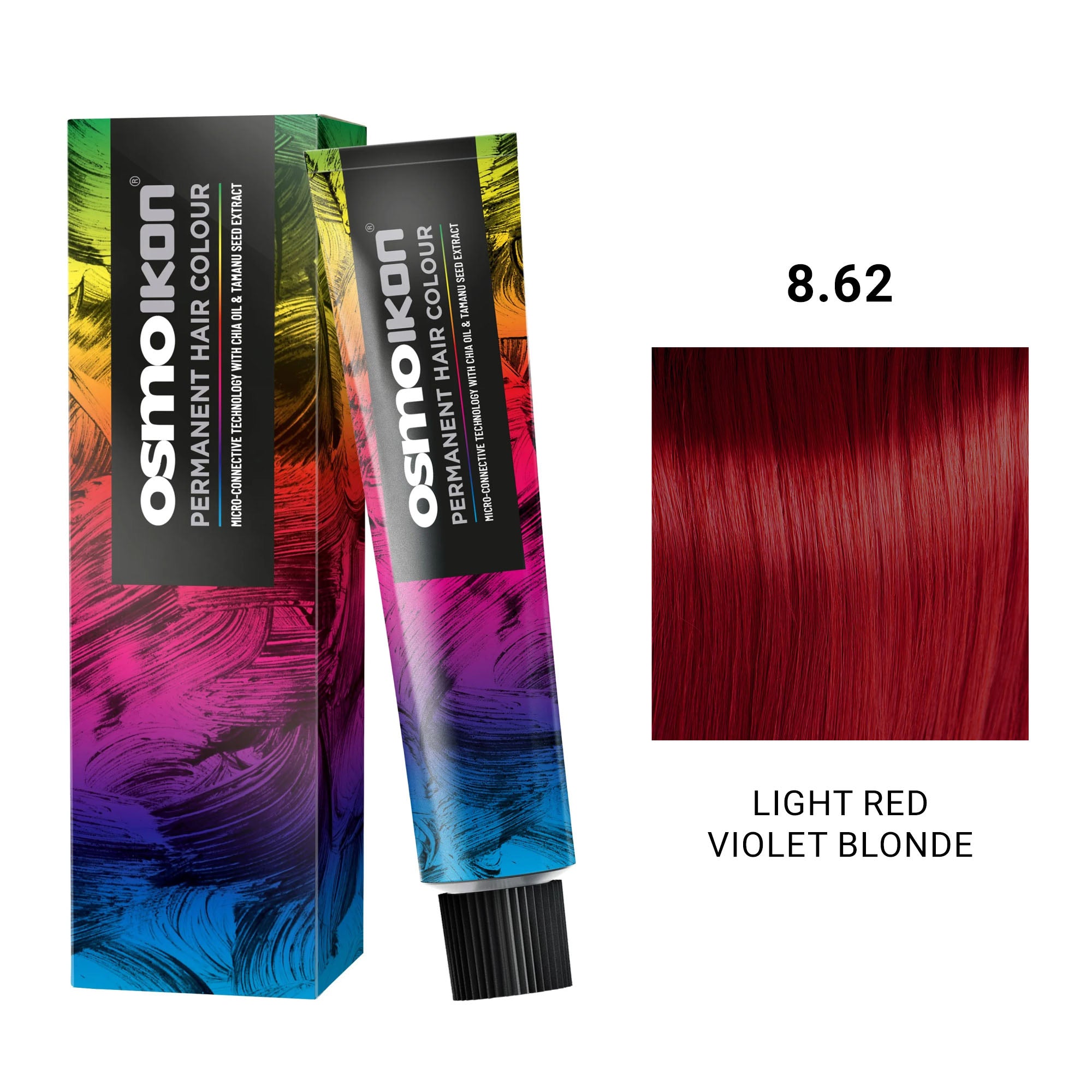 Osmo - Ikon Permanent Hair Colour 8.62 Light Red Violet Blonde 100ml