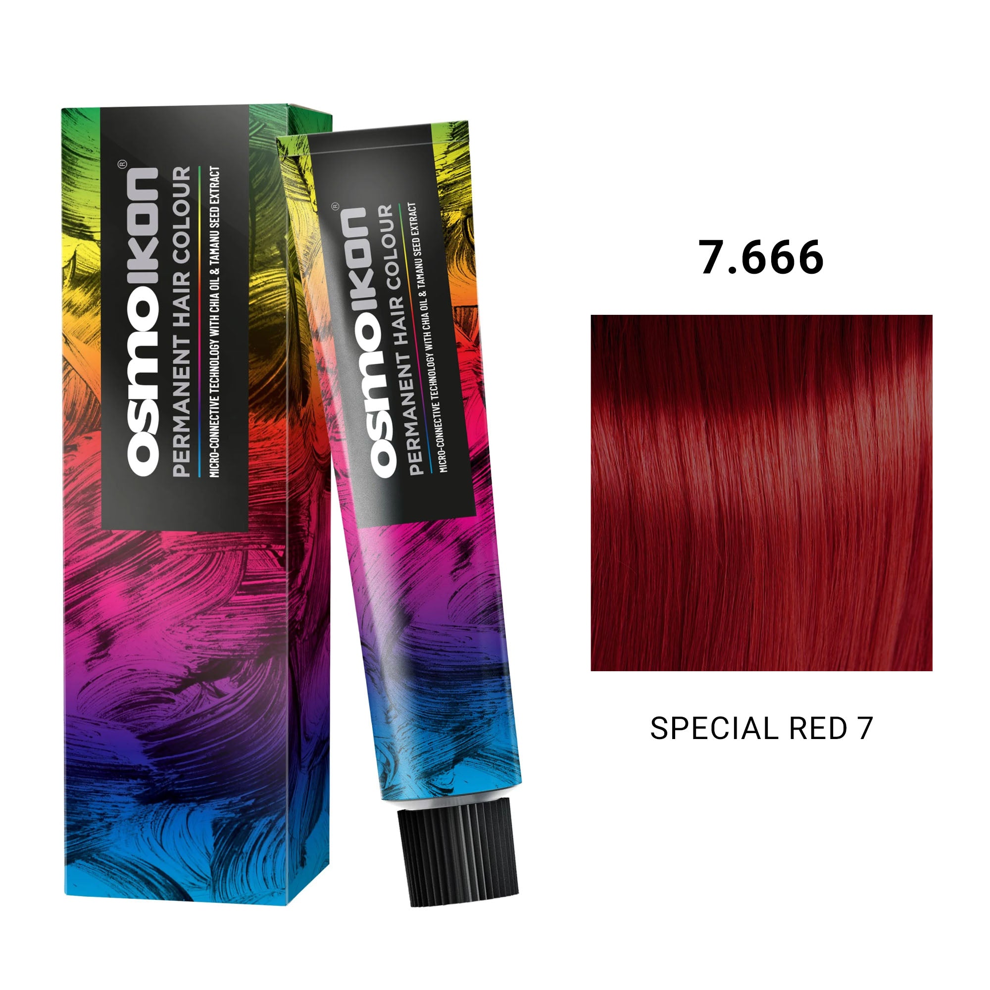 Osmo - Ikon Permanent Hair Colour 7.666 Special Red 7 100ml