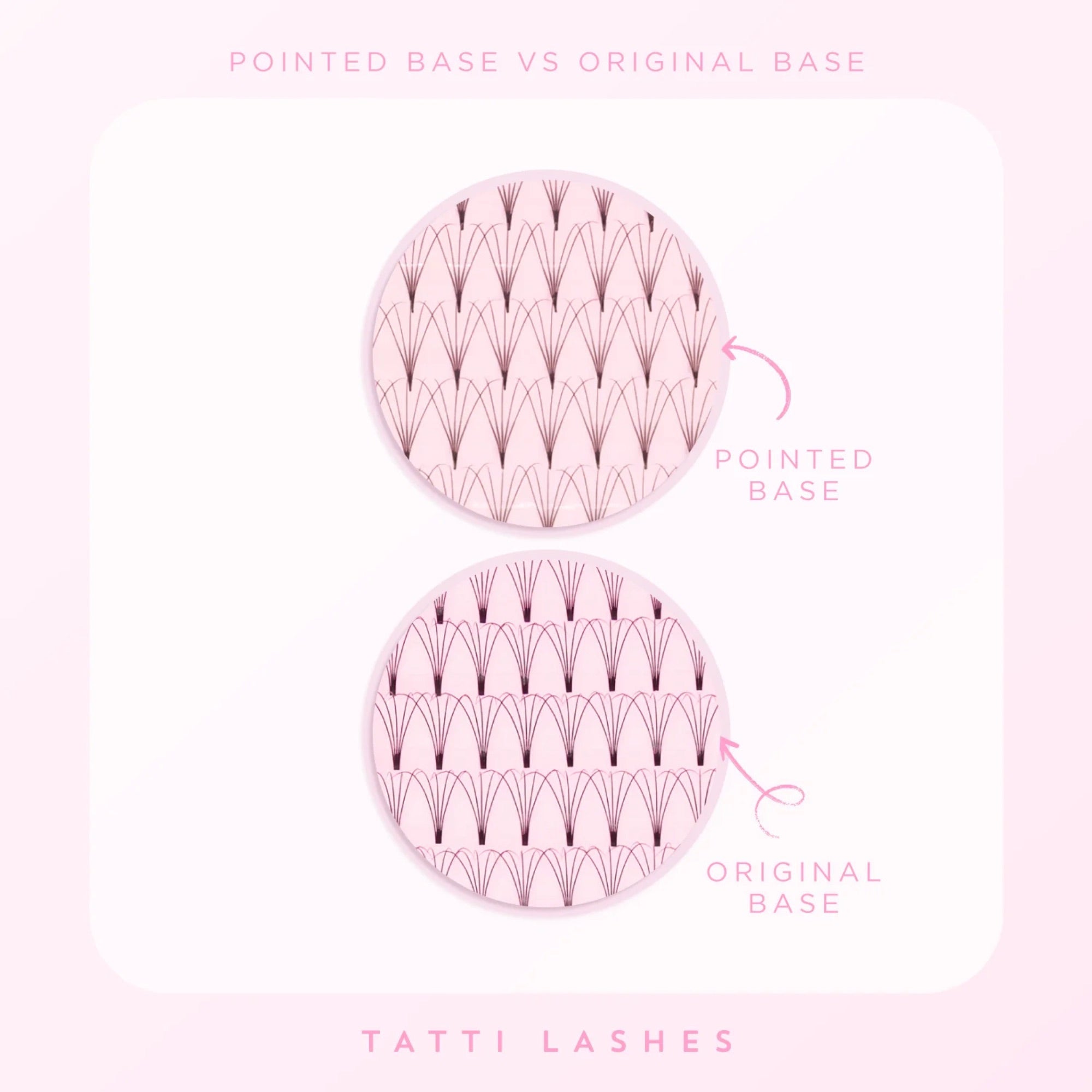 Tatti Lashes - 5D Pre-Fanned Russian Volume  Lashes 0.10 D Curl (10-16mm)
