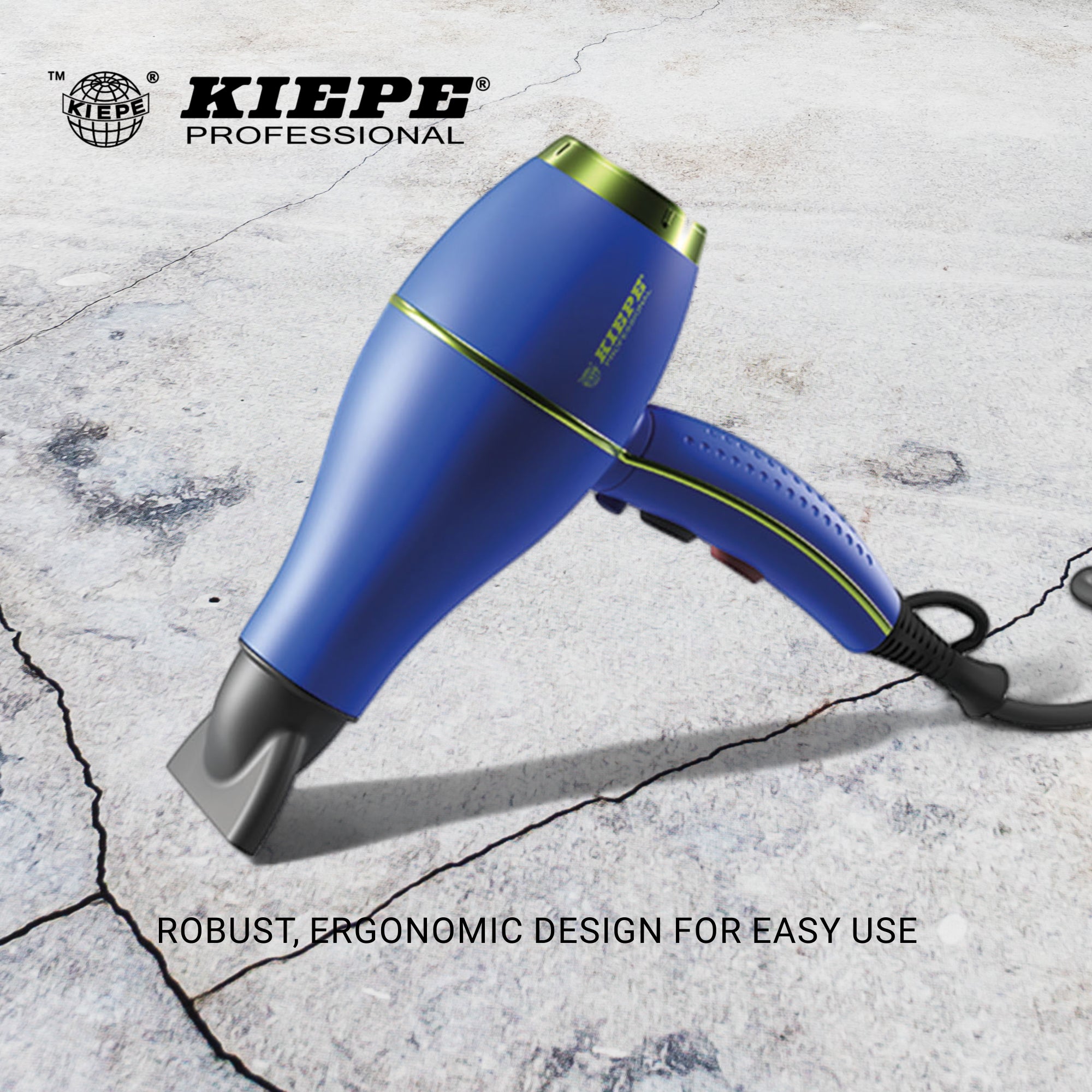 Kiepe - Hair Dryer Bloom Cremic & Ionic 2000W Marine Blue