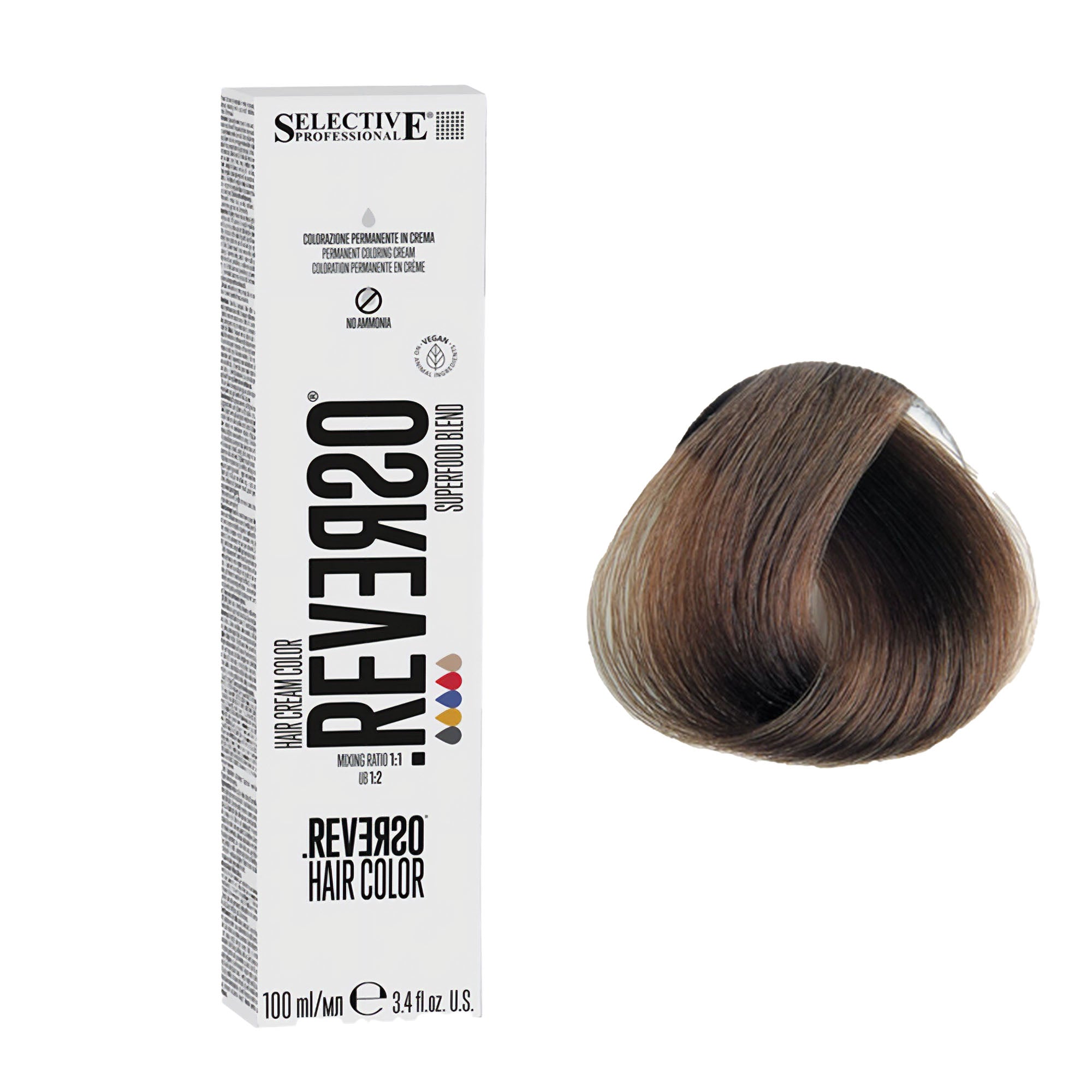 Selective Professional - Reverso Hair Cream Colour Ash Series 100ml