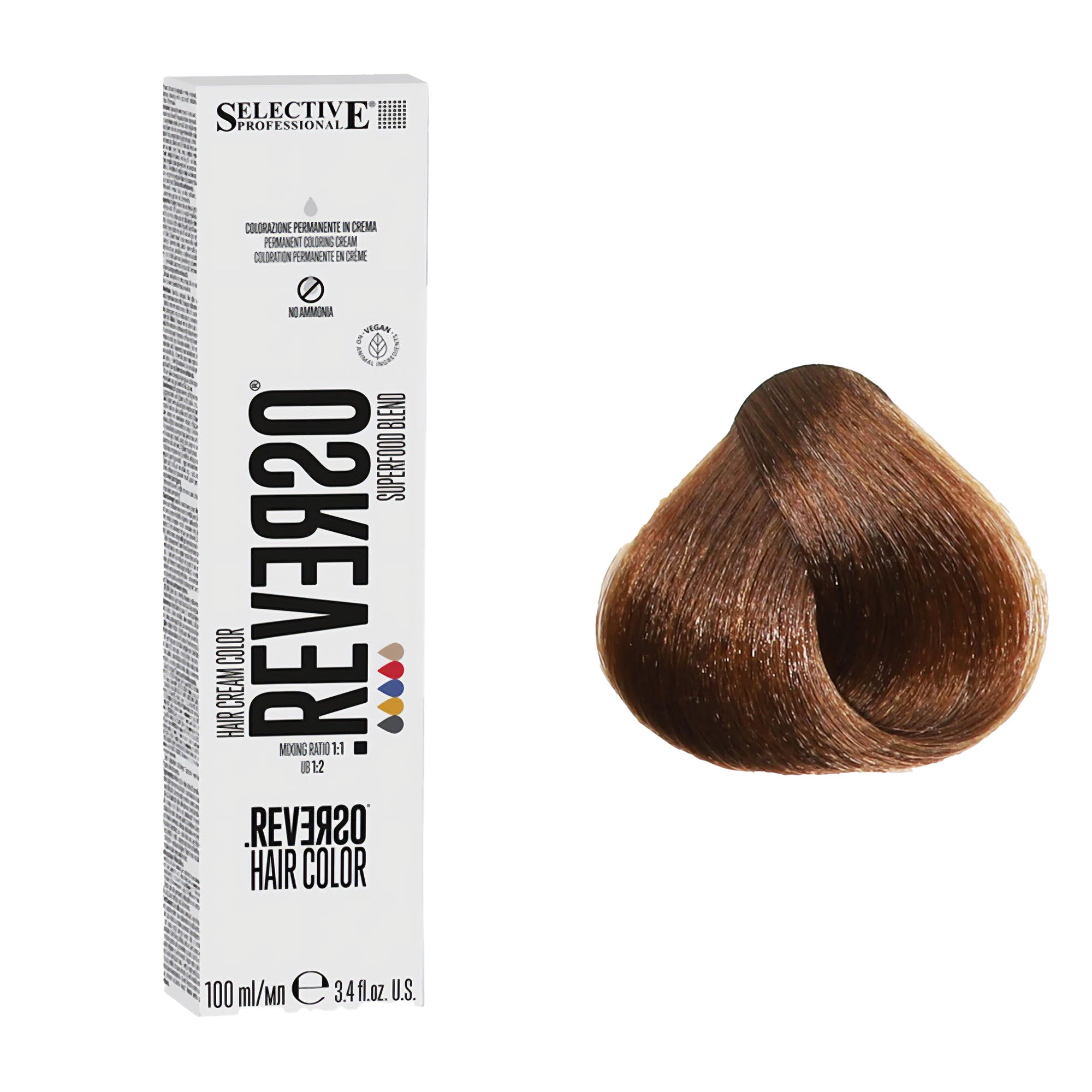 Selective Professional - Reverso Hair Cream Colour Golden Series 100ml