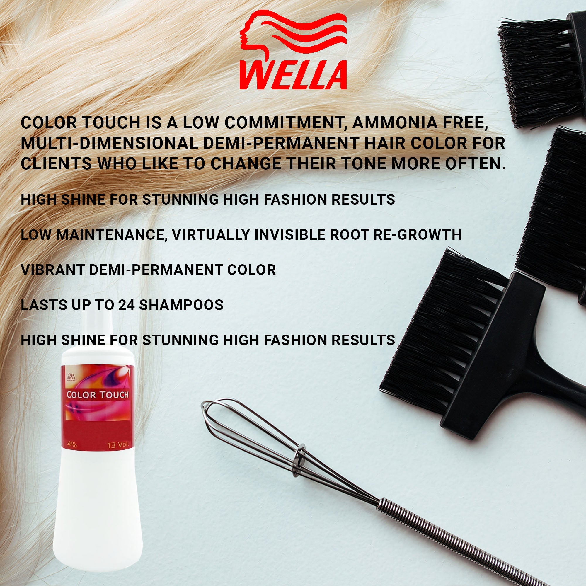 Wella Professionals - Colour Touch Intense Emulsion 4% 13 Vol. 1000ml