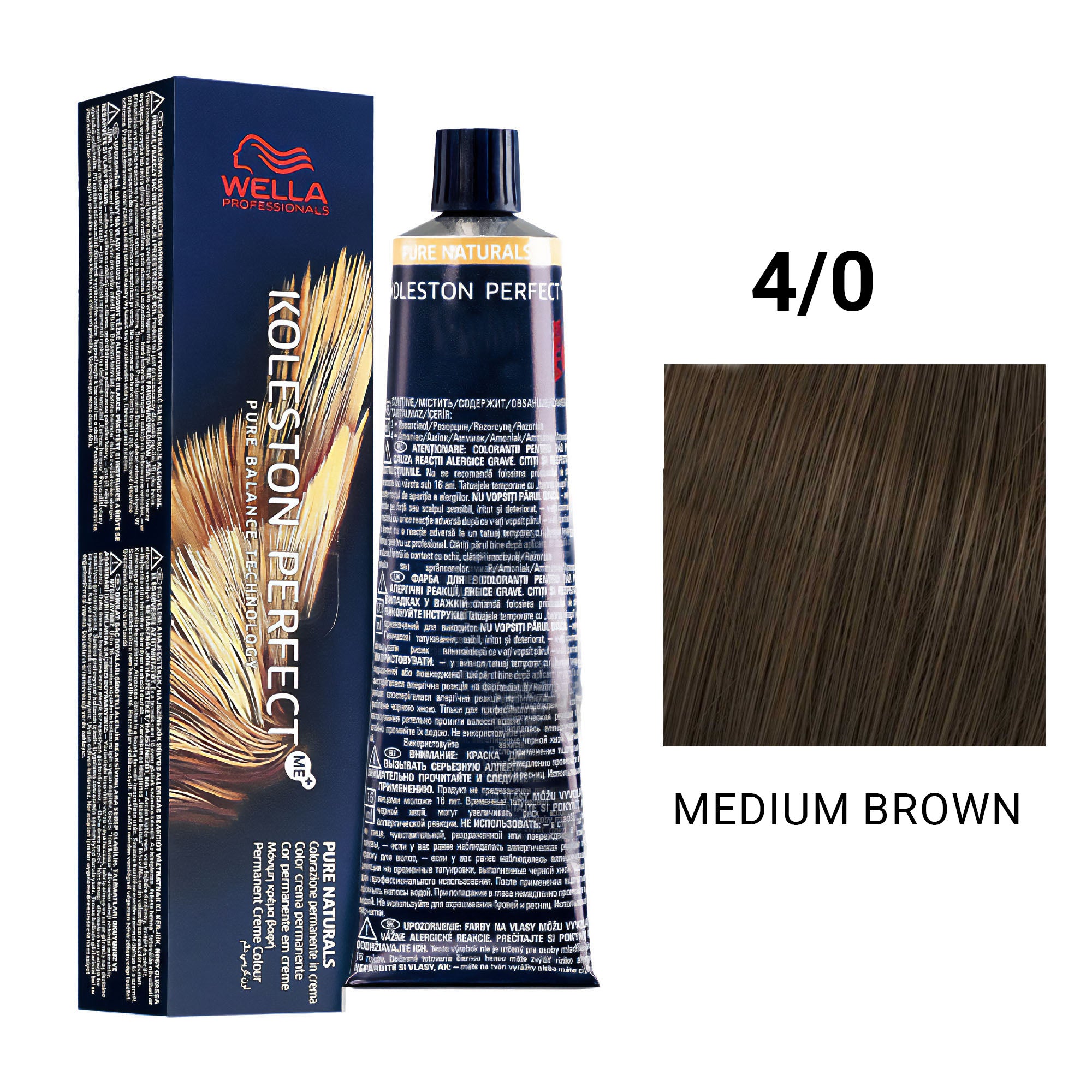 Wella Professionals - Koleston Perfect Me+ 4/0 Medium Brown 60ml