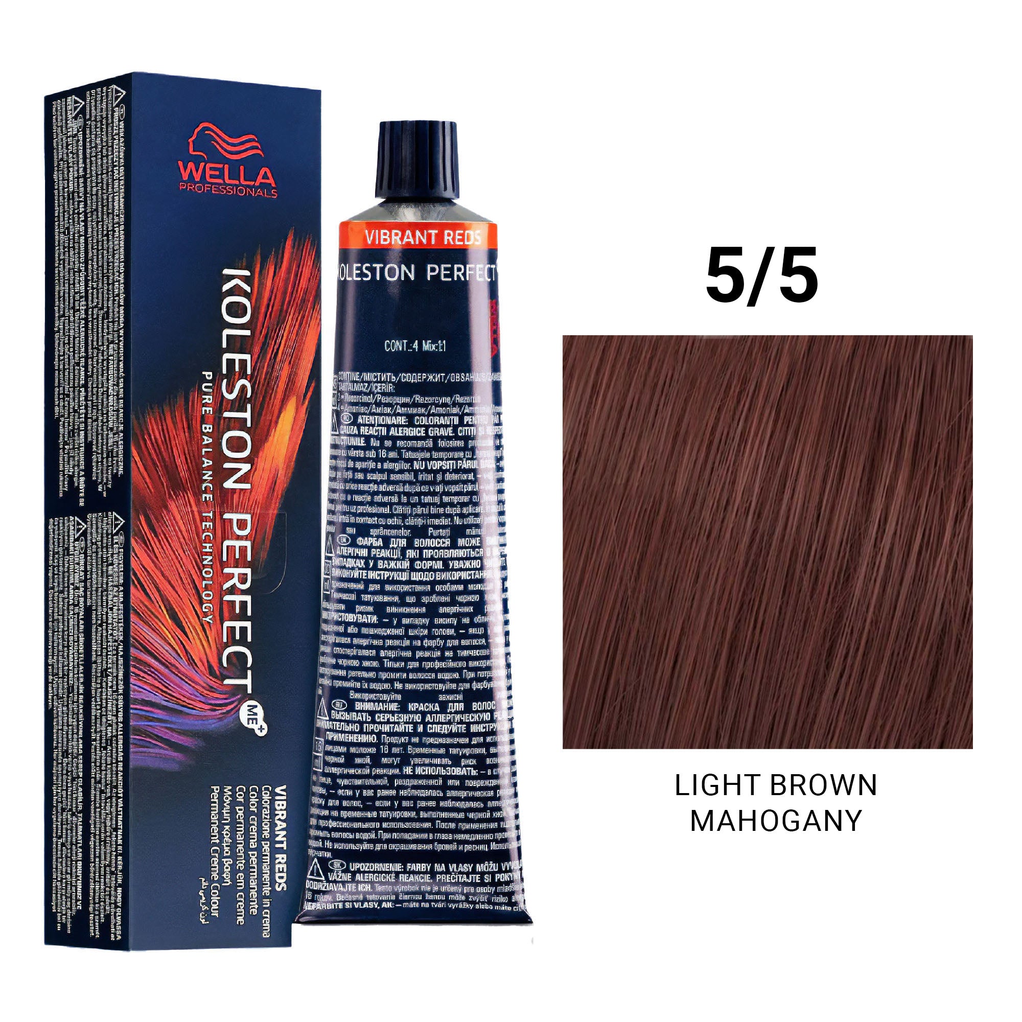 Wella Professionals - Koleston Perfect Me+ 5/5 Light Brown Mahogany 60ml