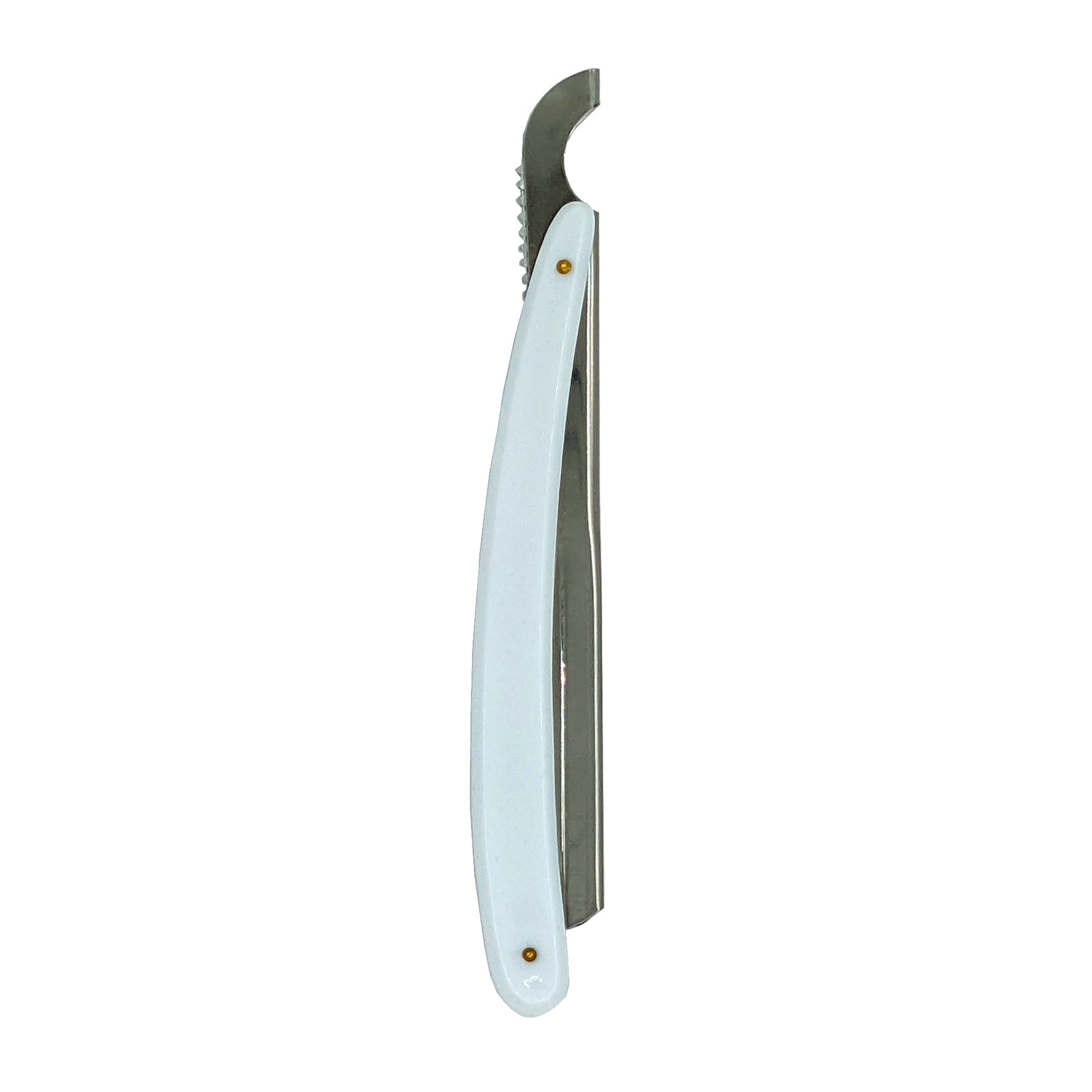 Ali Biyikli - Cut Throat Straight Razor Barber Style White 22cm