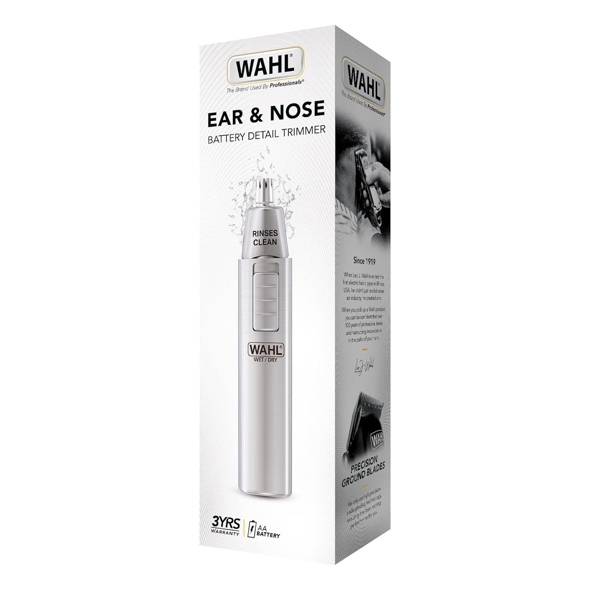 Wahl - Rinseable Ear + Nose Hair Trimmer 5560-500