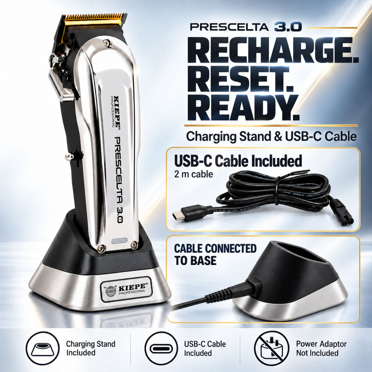 Kiepe - Prescelta 3.0 Hair Clipper Cordless 6346