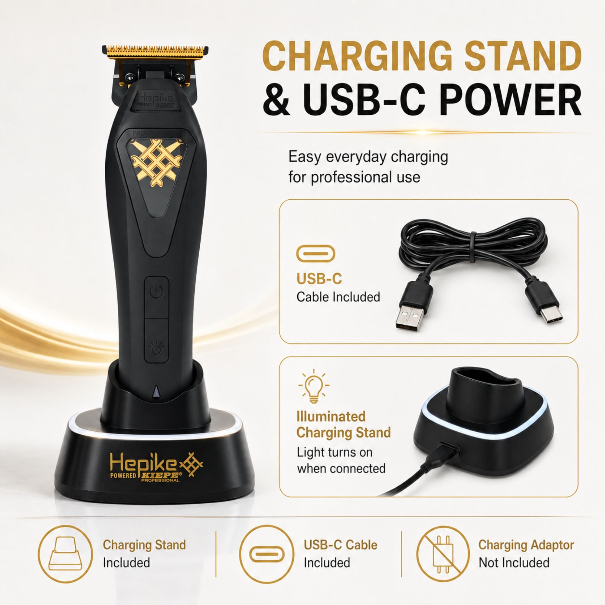 Kiepe - Hepike Powered Trimmer Gold Cordless 6361