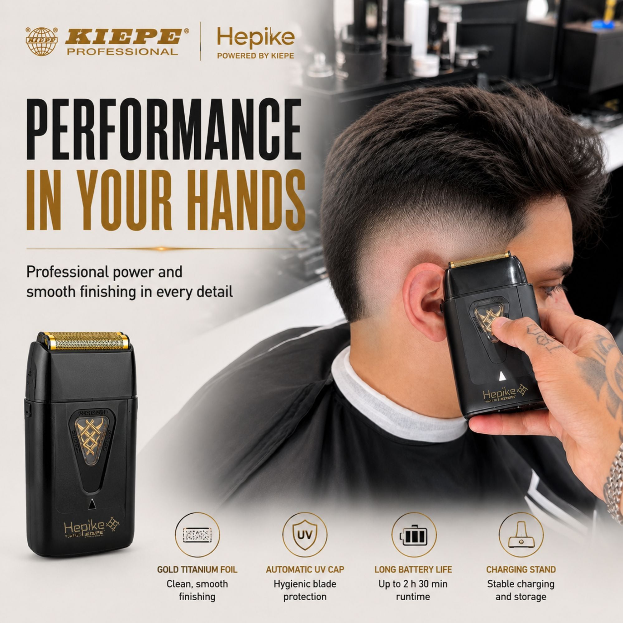 Kiepe - Hepike Powered Shaver Cordless 6362