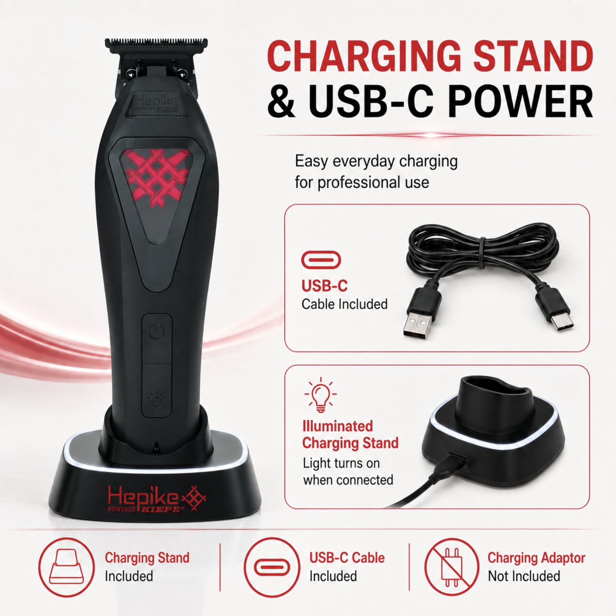Kiepe - Hepike Powered Trimmer Red Cordless 6363