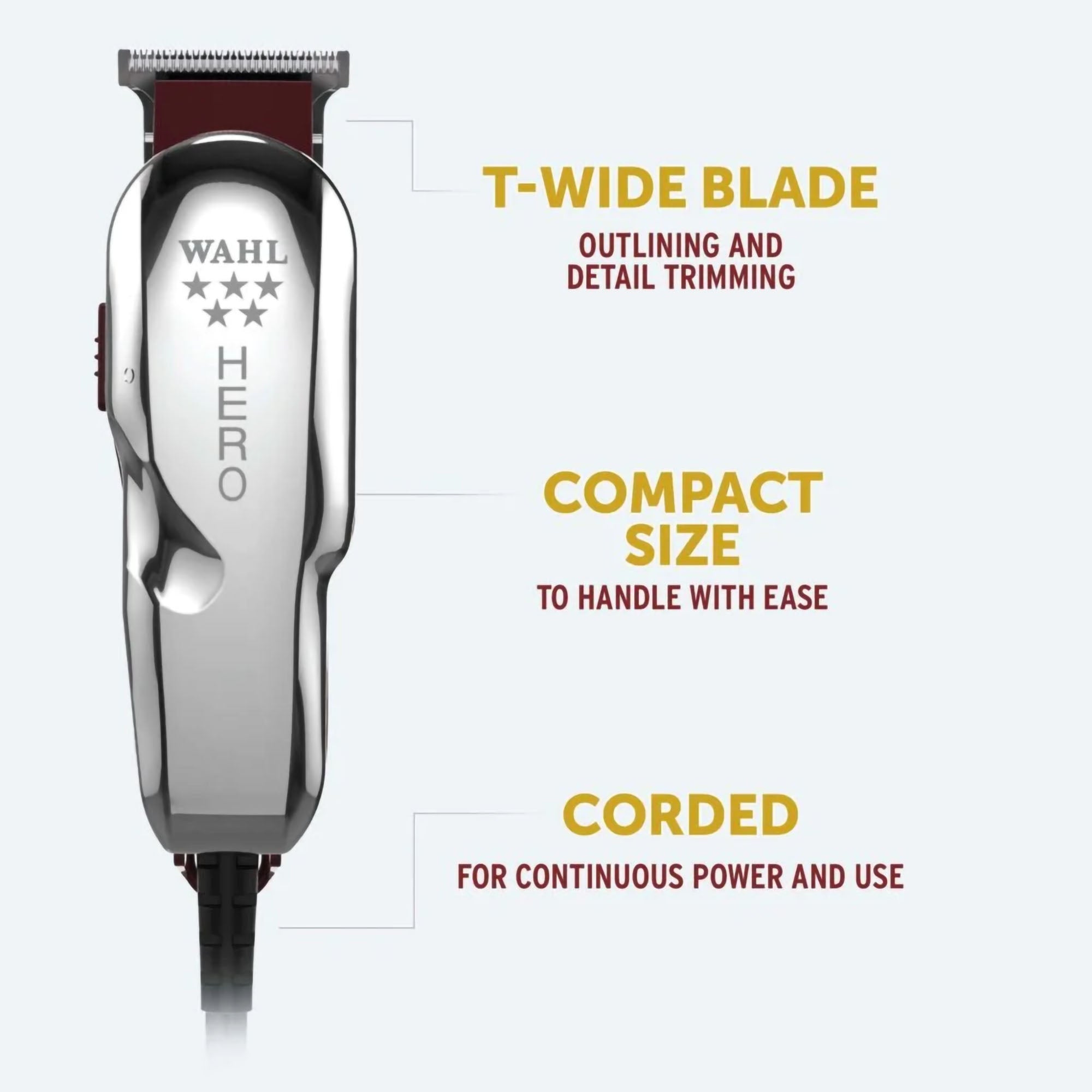 Wahl - 5 Star Hero Corded Trimmer 8991-830