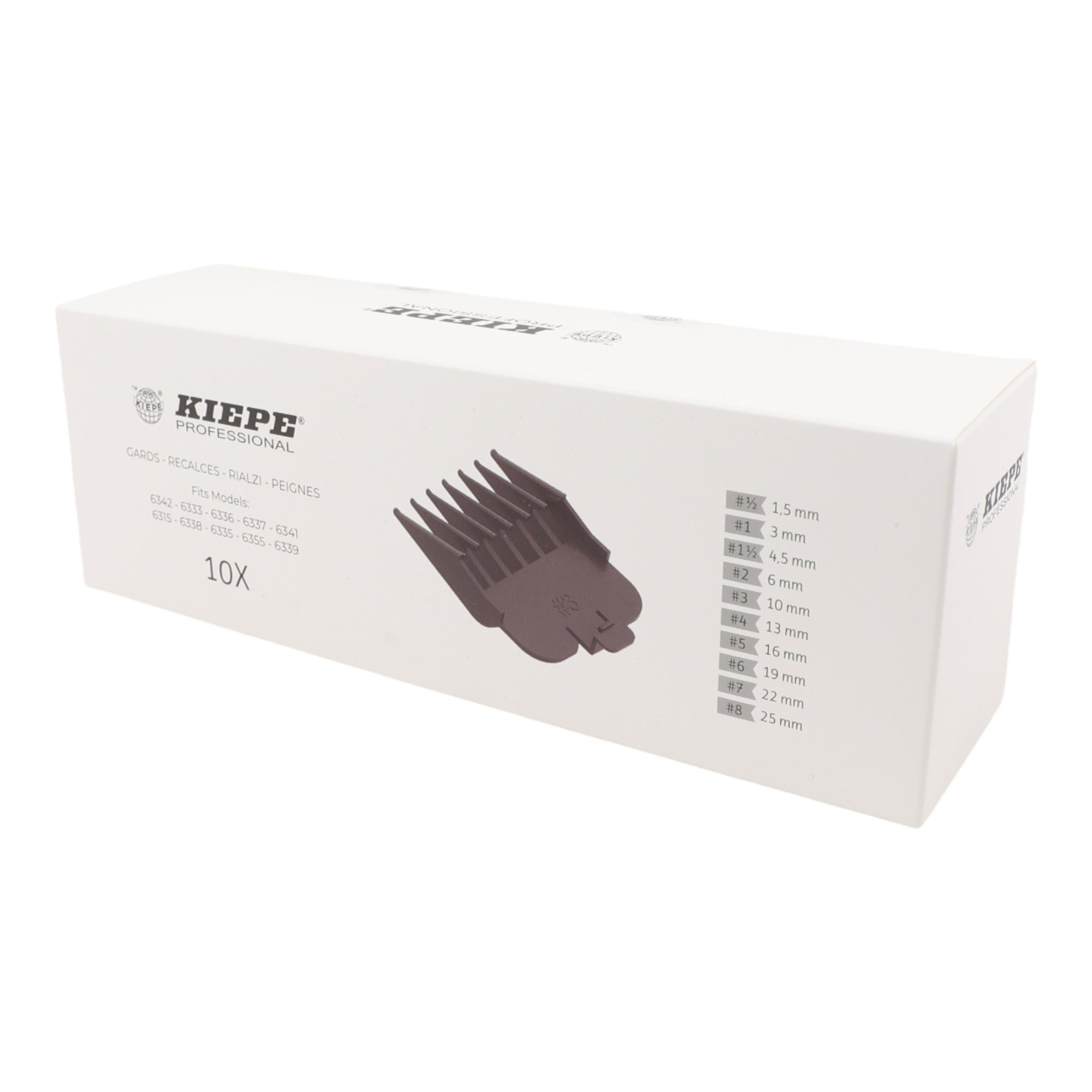 Kiepe - Clipper Attachment Comb Guard Set 10pcs 633.1