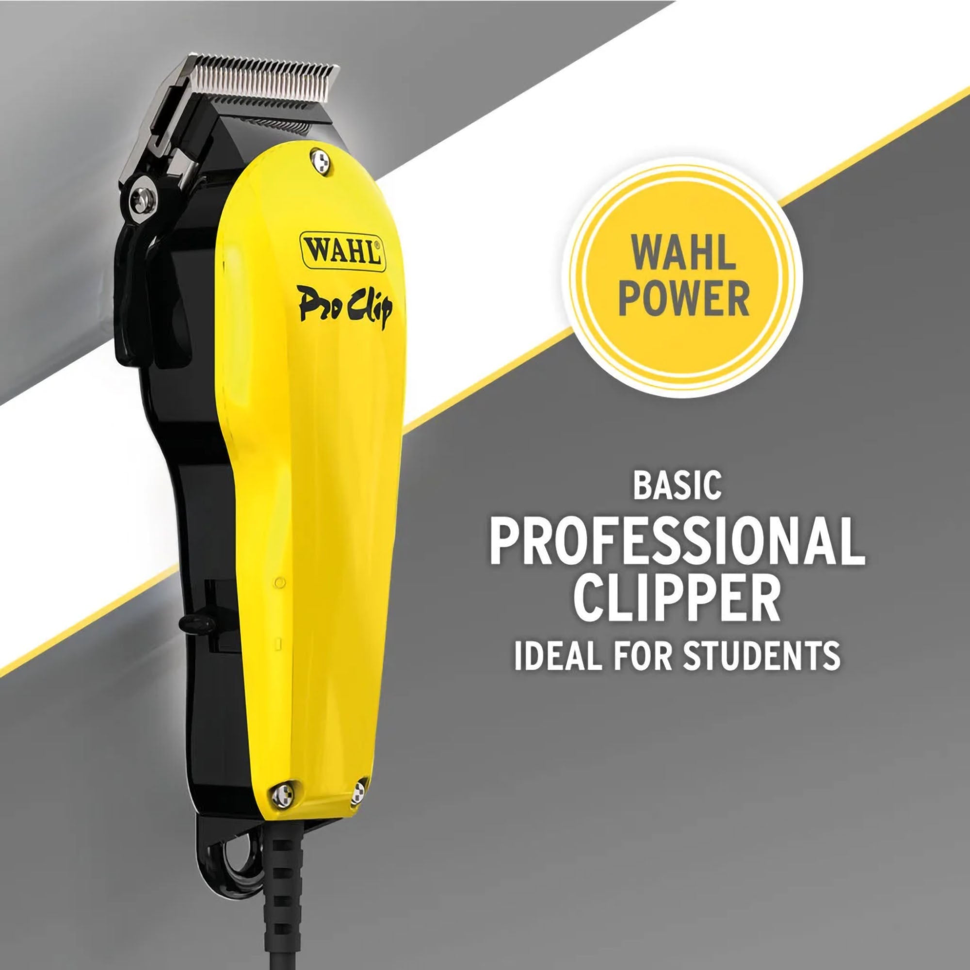 Wahl - Pro Clip Corded Clipper Yellow 8265-830