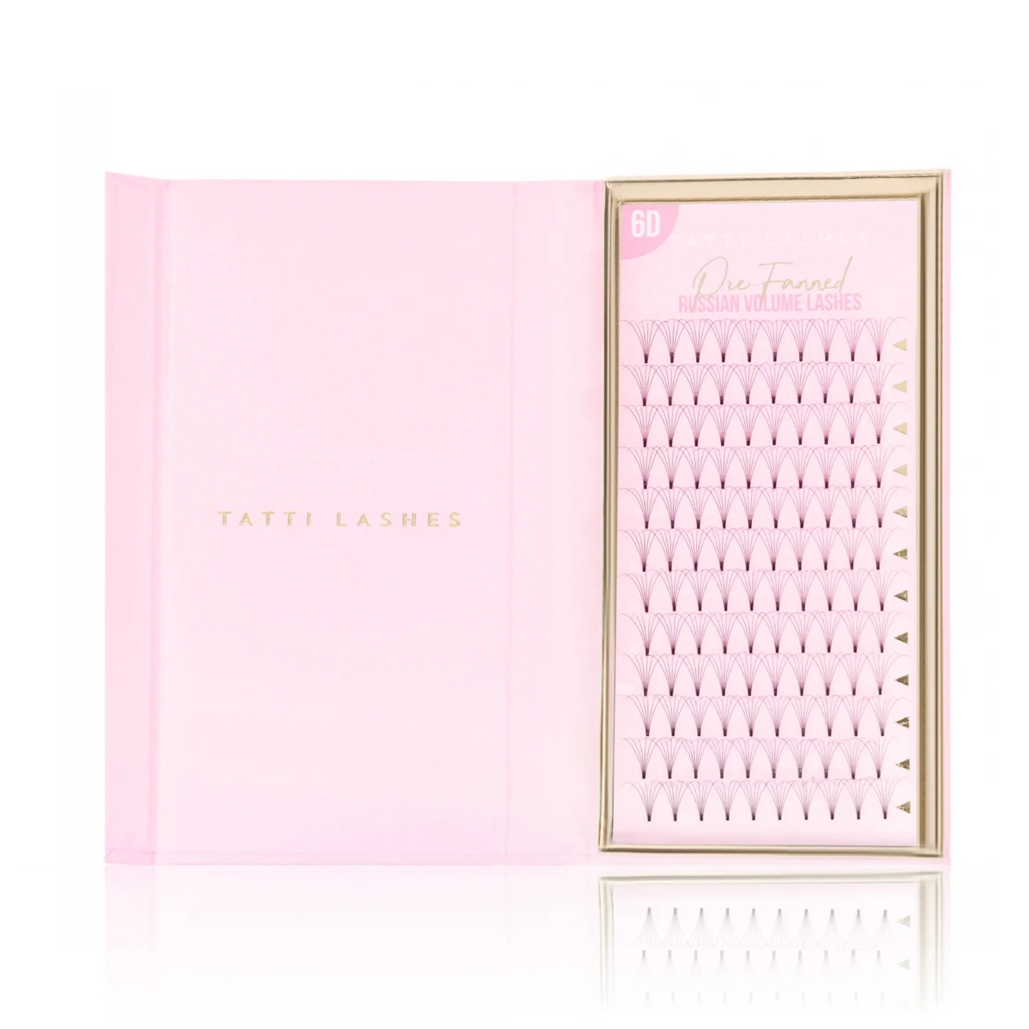 Tatti Lashes - 6D Pre-Fanned Russian Volume Lashes 0.07 C Curl (10-16mm)