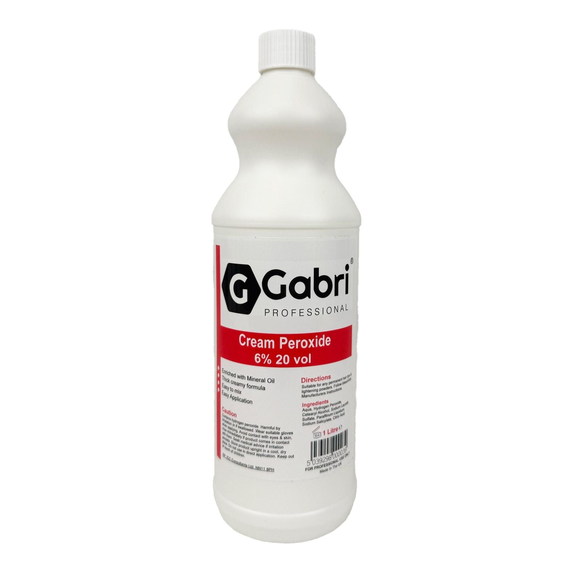 Gabri Professional - Cream Peroxide 6% 20 Vol 1000ml