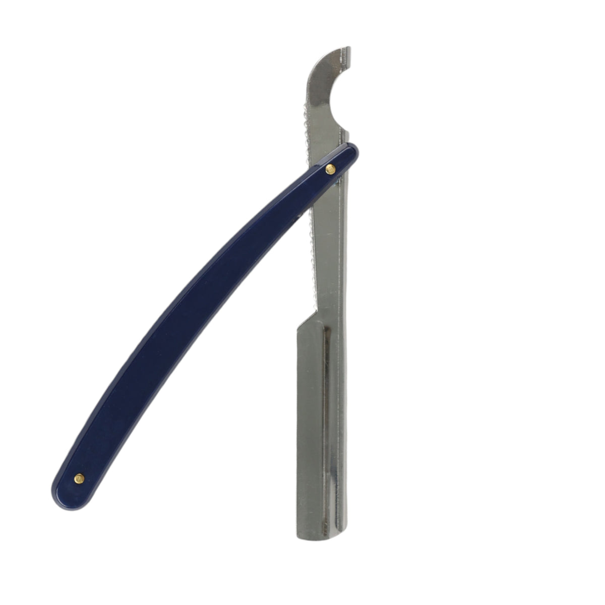 Blue Black Razor Ali Biyikli - Cut Throat Straight Razor Barber Style Dark Blue 22cm