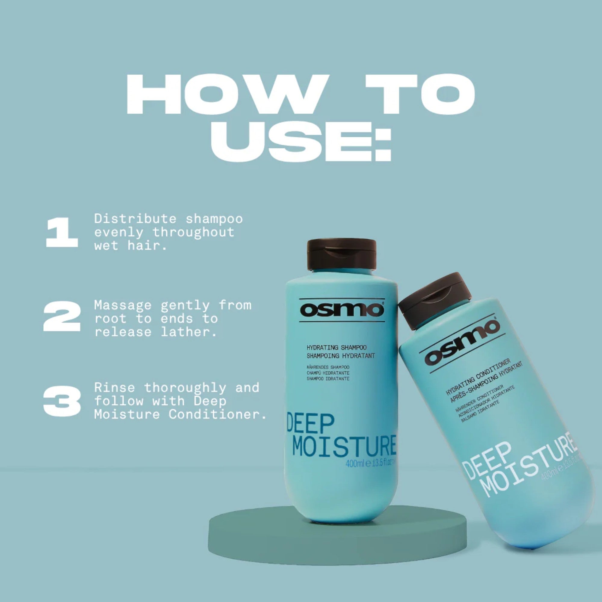 Osmo - Deep Moisture Hydrating Shampoo