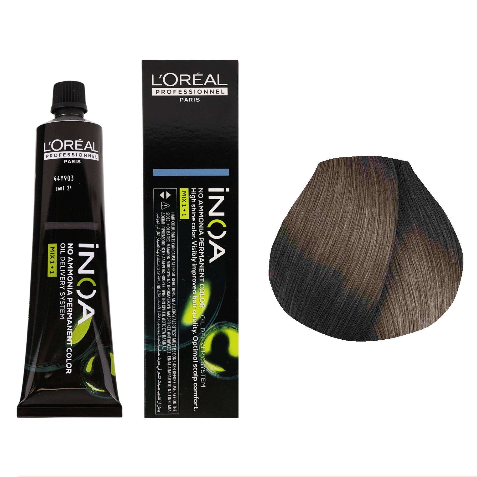 Loreal Professionnel - INOA No Ammonia Permanent Hair Colour Ash Series 60ml