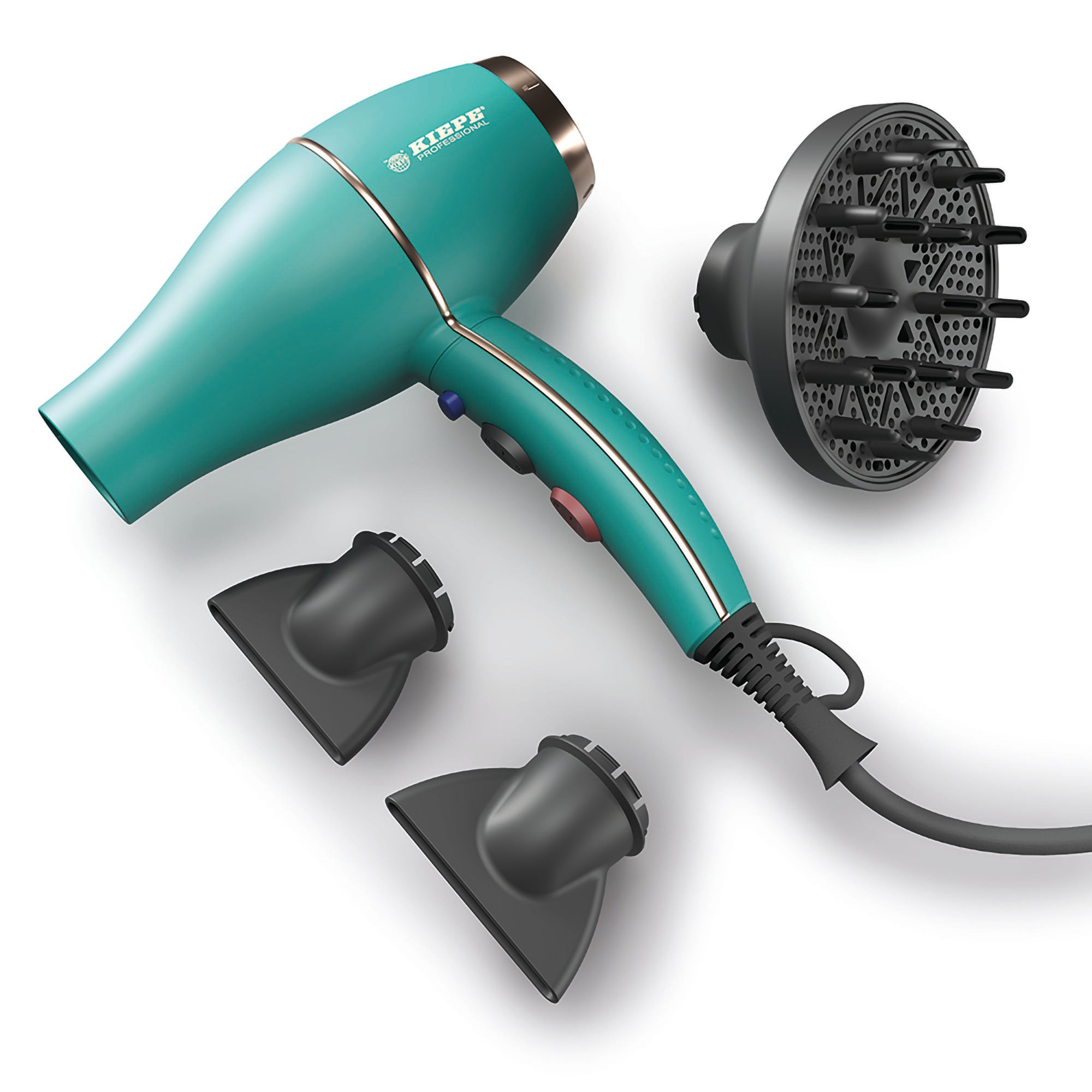 Kiepe - Hair Dryer Bloom Cremic & Ionic 2000W Turquoise