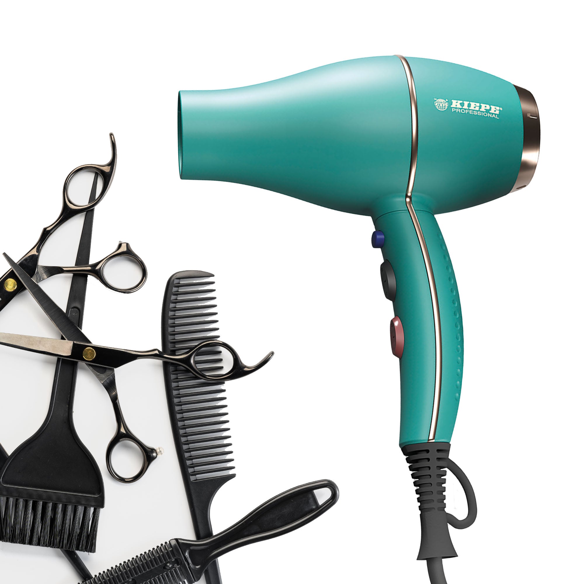 Kiepe - Hair Dryer Bloom Cremic & Ionic 2000W Turquoise