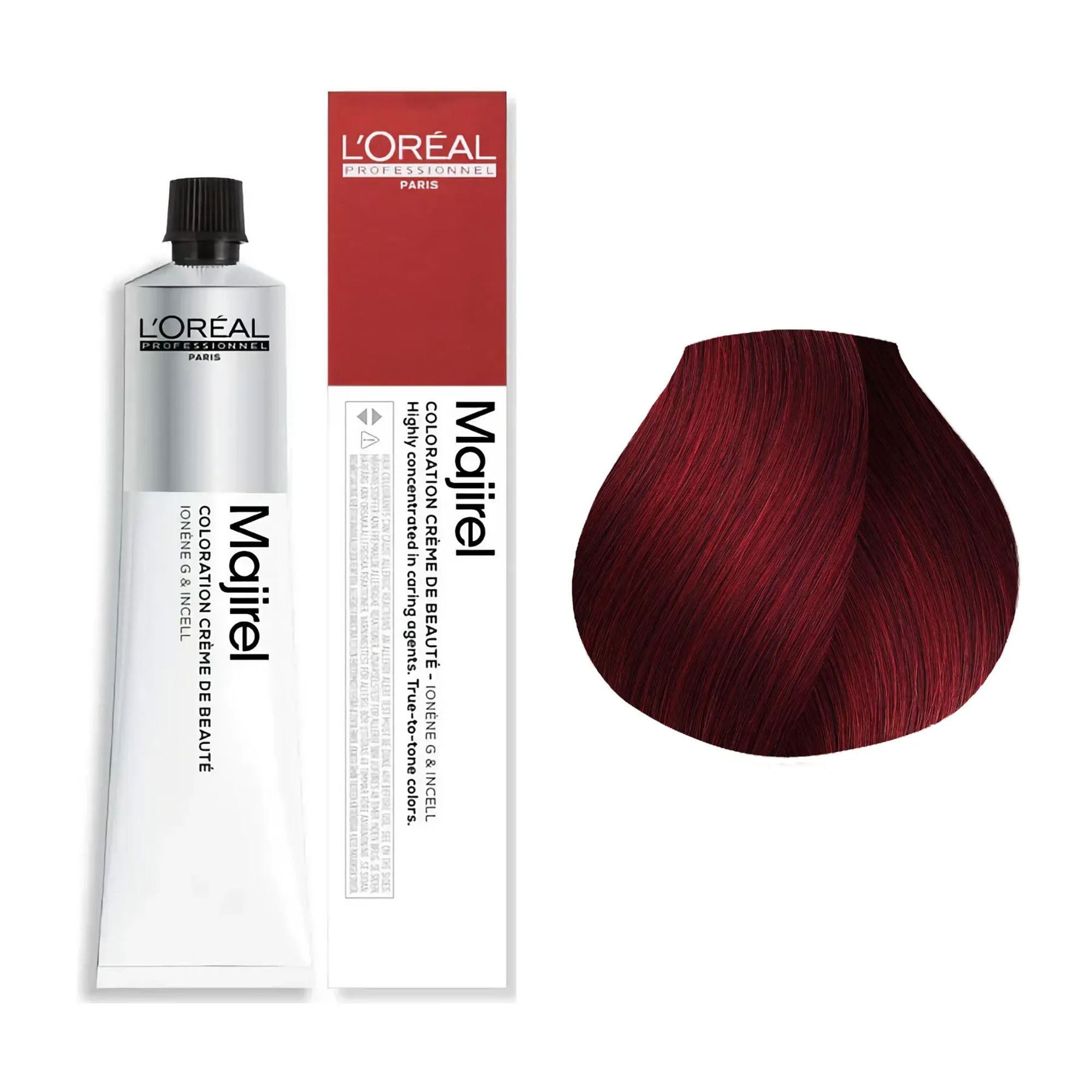 Loreal Professionnel - Majirel Permanent Hair Colour 6.66 Dark Red Blonde Carmilane 50ml