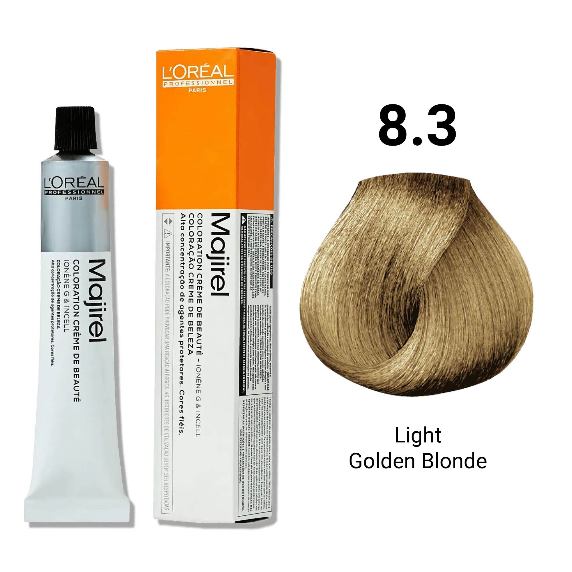 Loreal Professionnel - Majirel Permanent Hair Colour 8.3 Light Golden Blonde 50ml