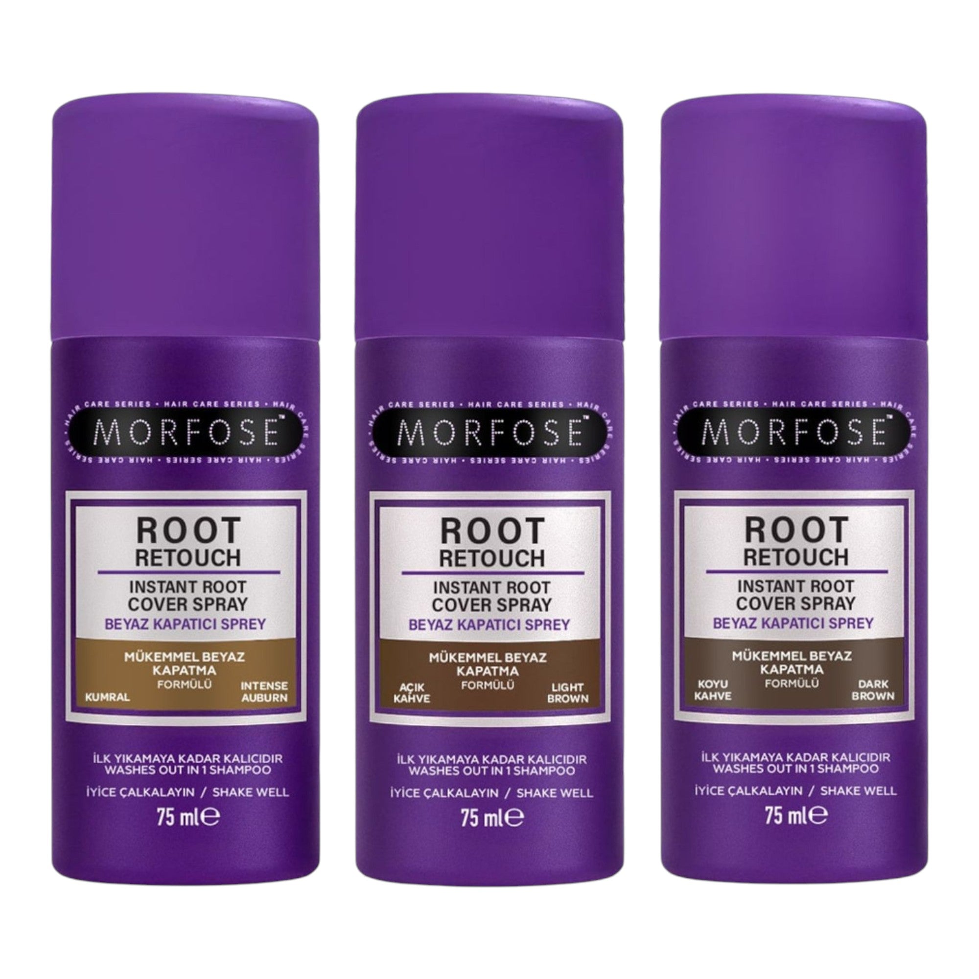 Morfose - Root Retouch Instant Root Cover Spray Dark Brown 75ml