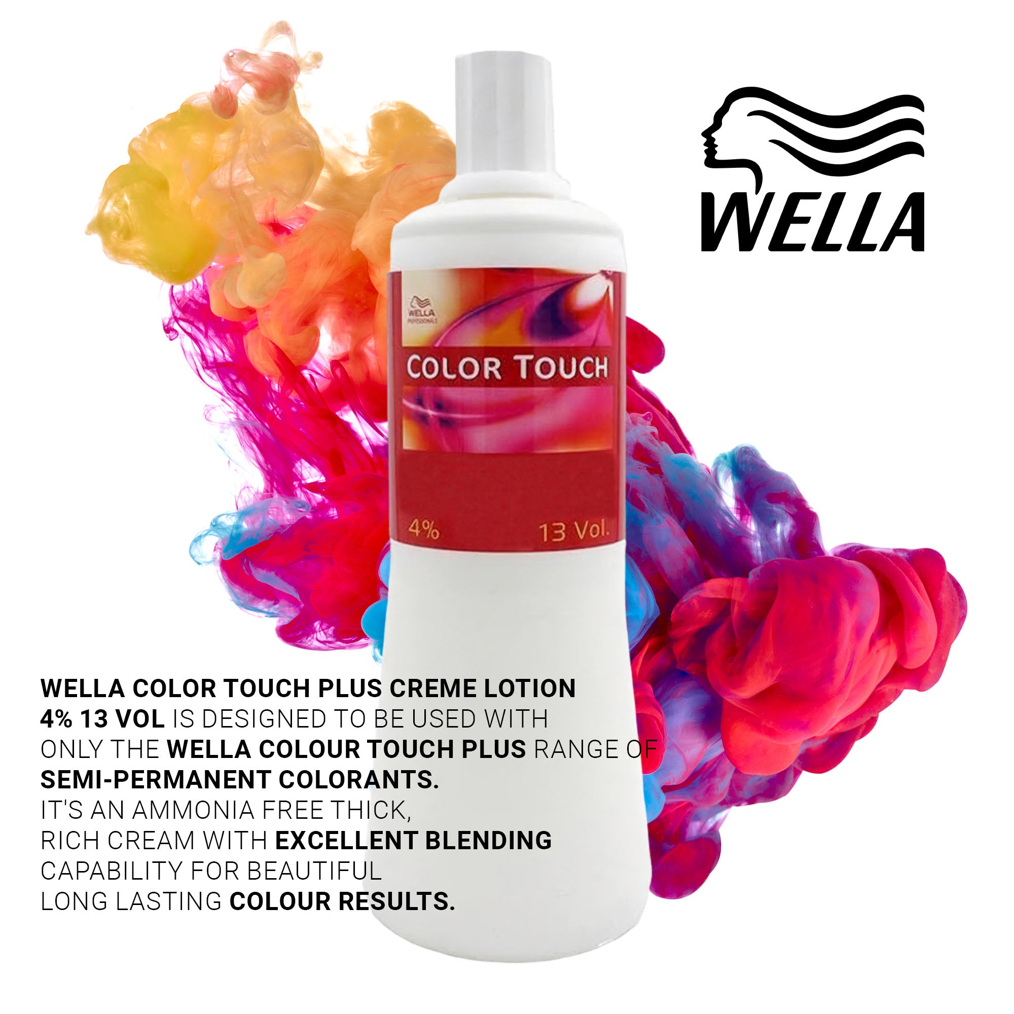 Wella Professionals - Colour Touch Plus Creme Lotion Emulsion 4% 13 Vol. 1000ml