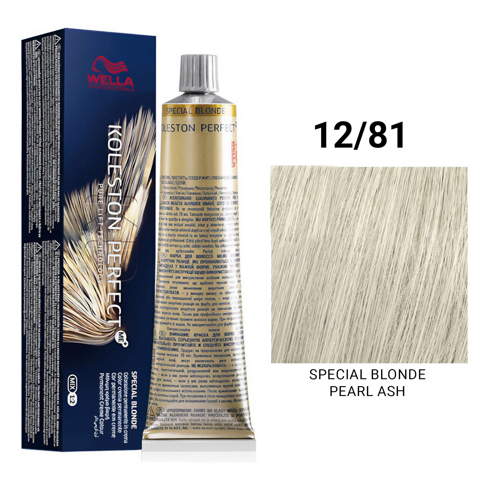 Wella Professionals - Koleston Perfect Me+ 12/81 Special Blonde Pearl Ash 60ml