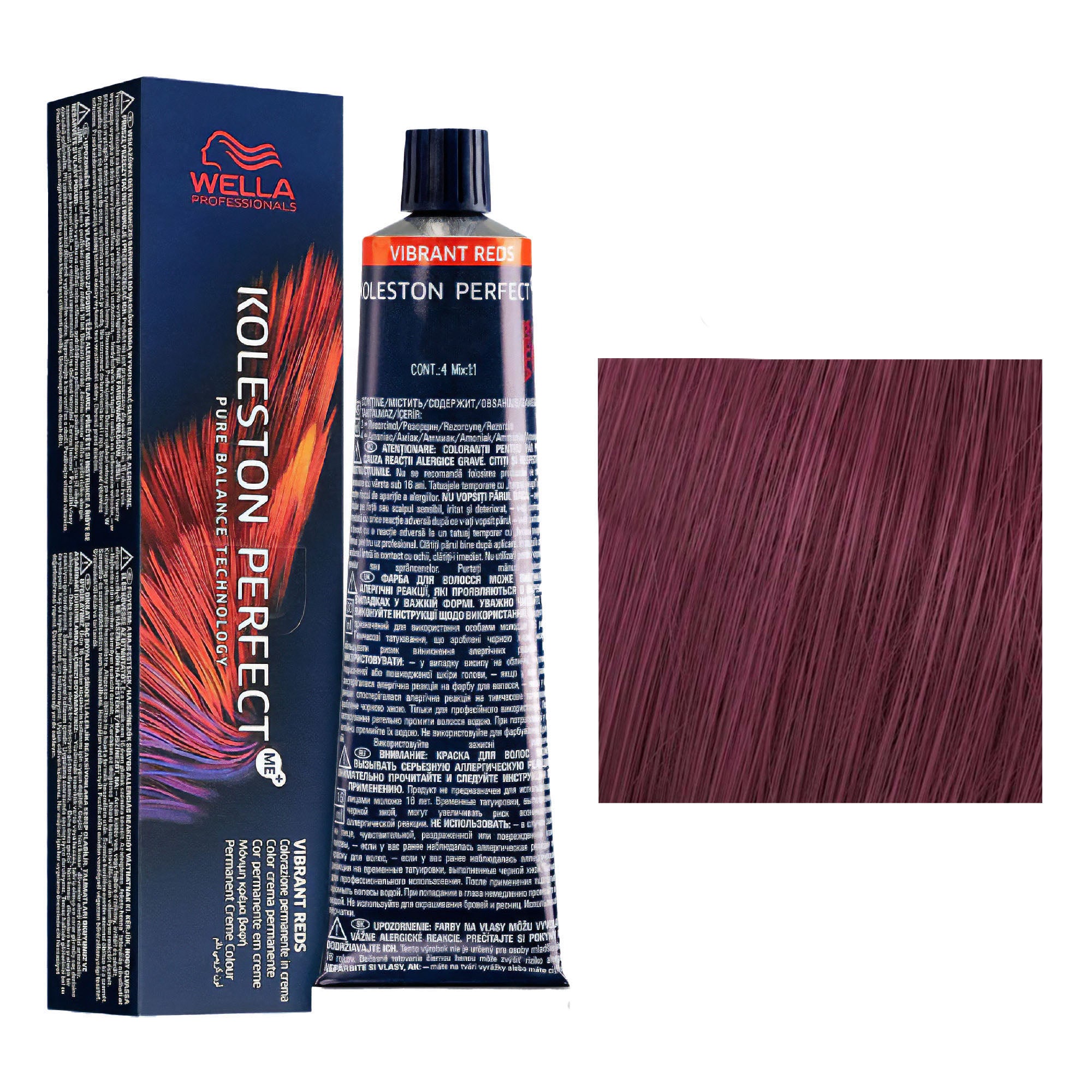 Wella Professionals - Koleston Perfect Me+ 55/46 Light Brown Intensive Red Violet 60ml