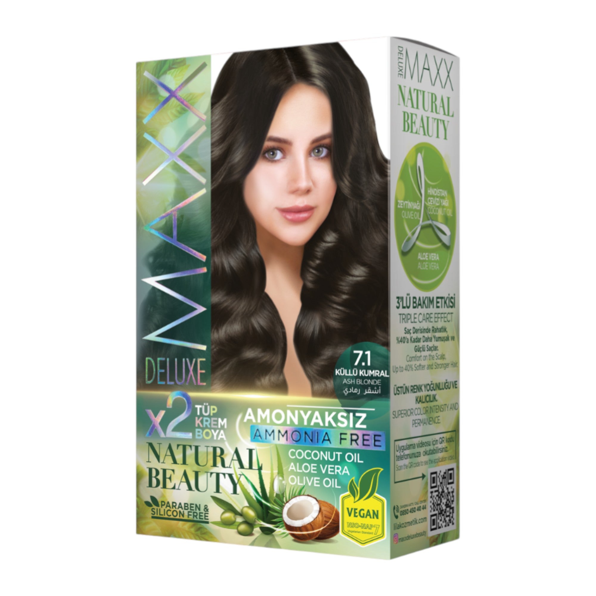 Maxx Deluxe - Natural Beauty Hair Colour Ammonia Free (2 Applications)
