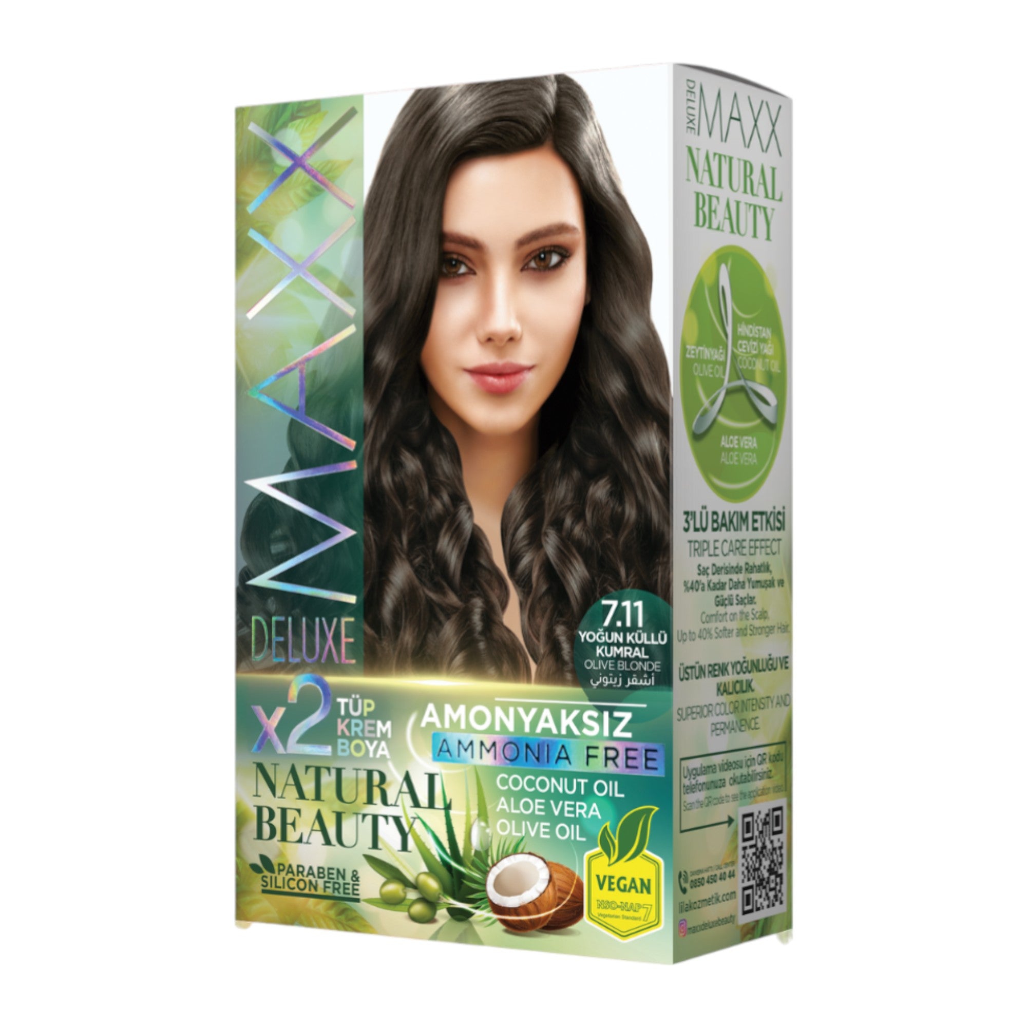 Maxx Deluxe - Natural Beauty Hair Colour Ammonia Free (2 Applications)