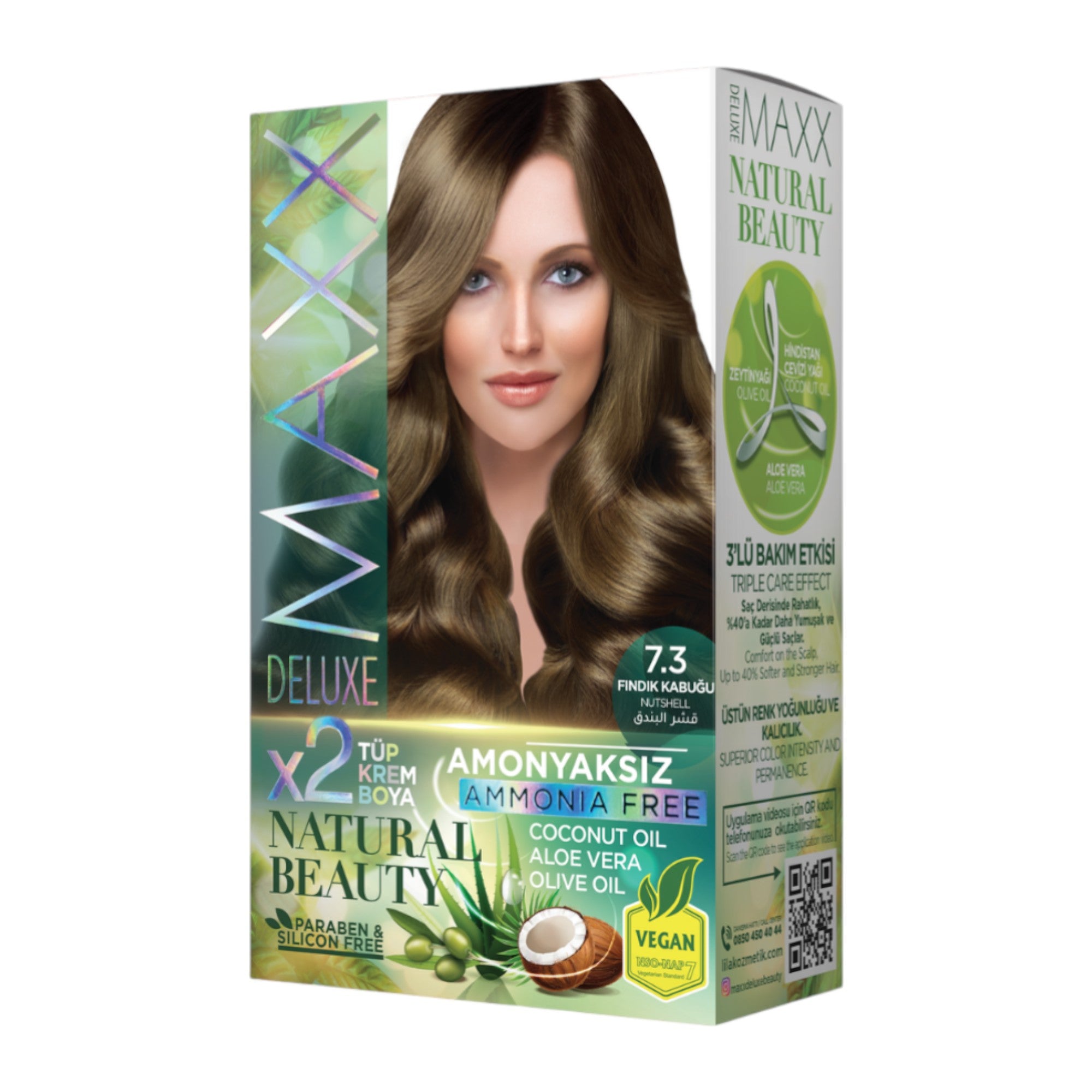 Maxx Deluxe - Natural Beauty Hair Colour Ammonia Free (2 Applications)