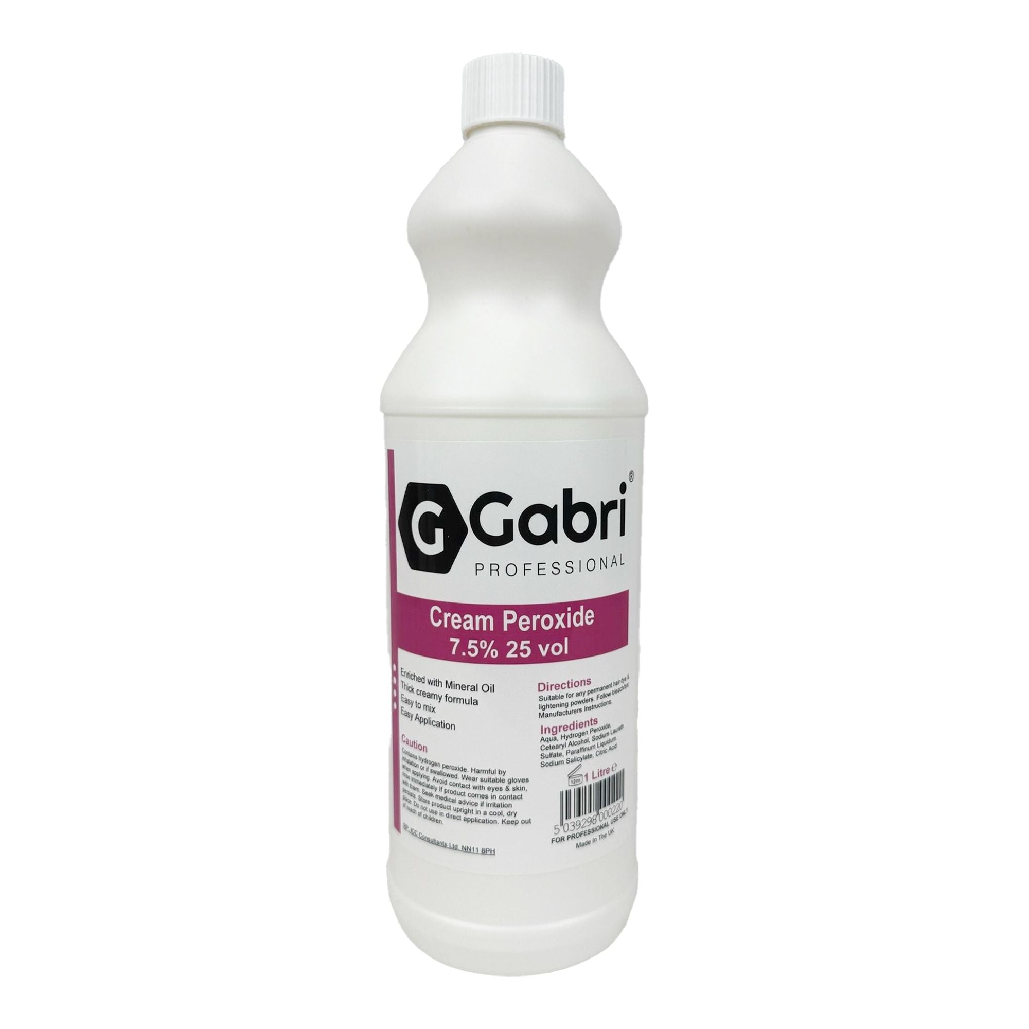 Gabri Professional - Cream Peroxide 7.5% 25 Vol 1000ml