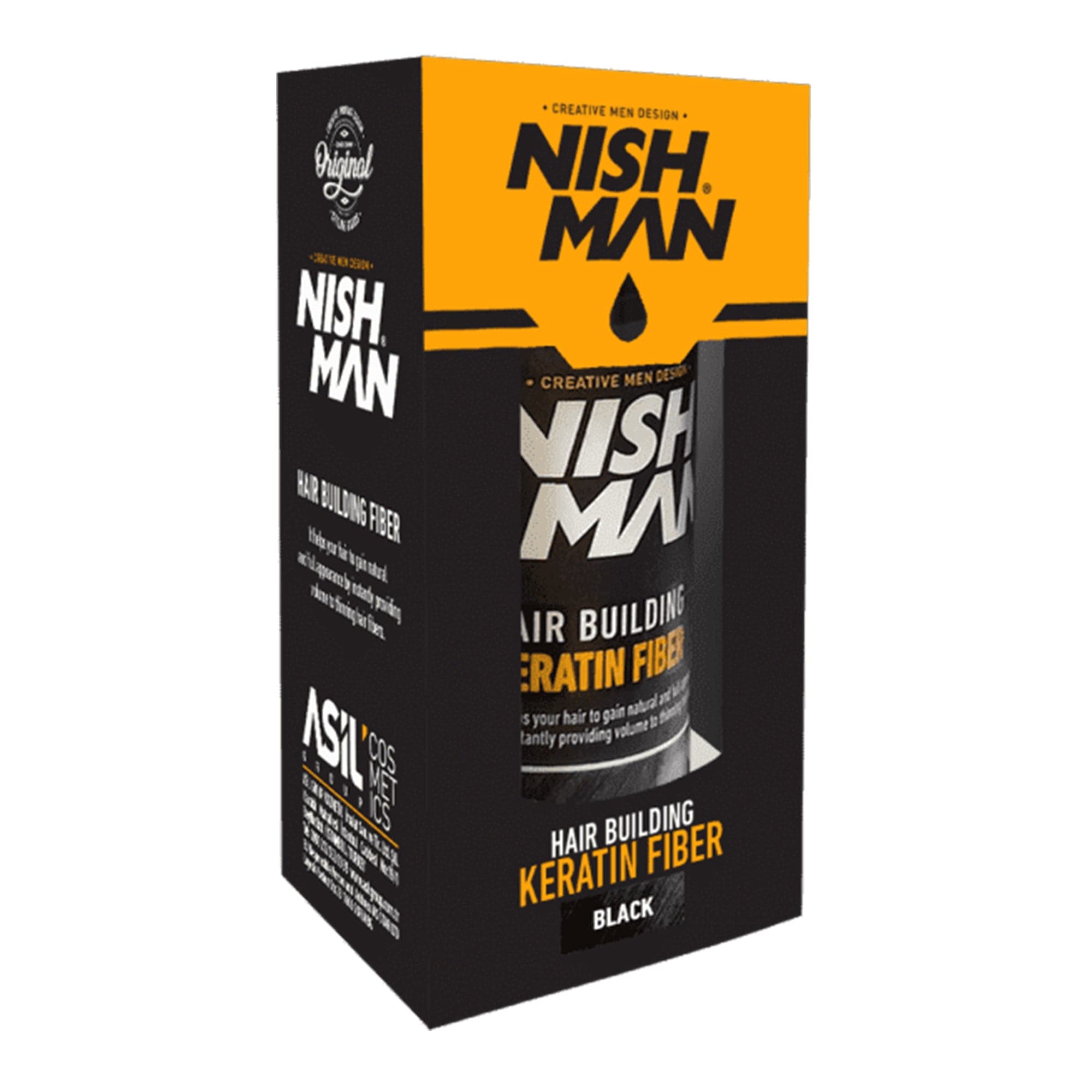 Nishman - Hair Building Keratin Fiber Black 21g