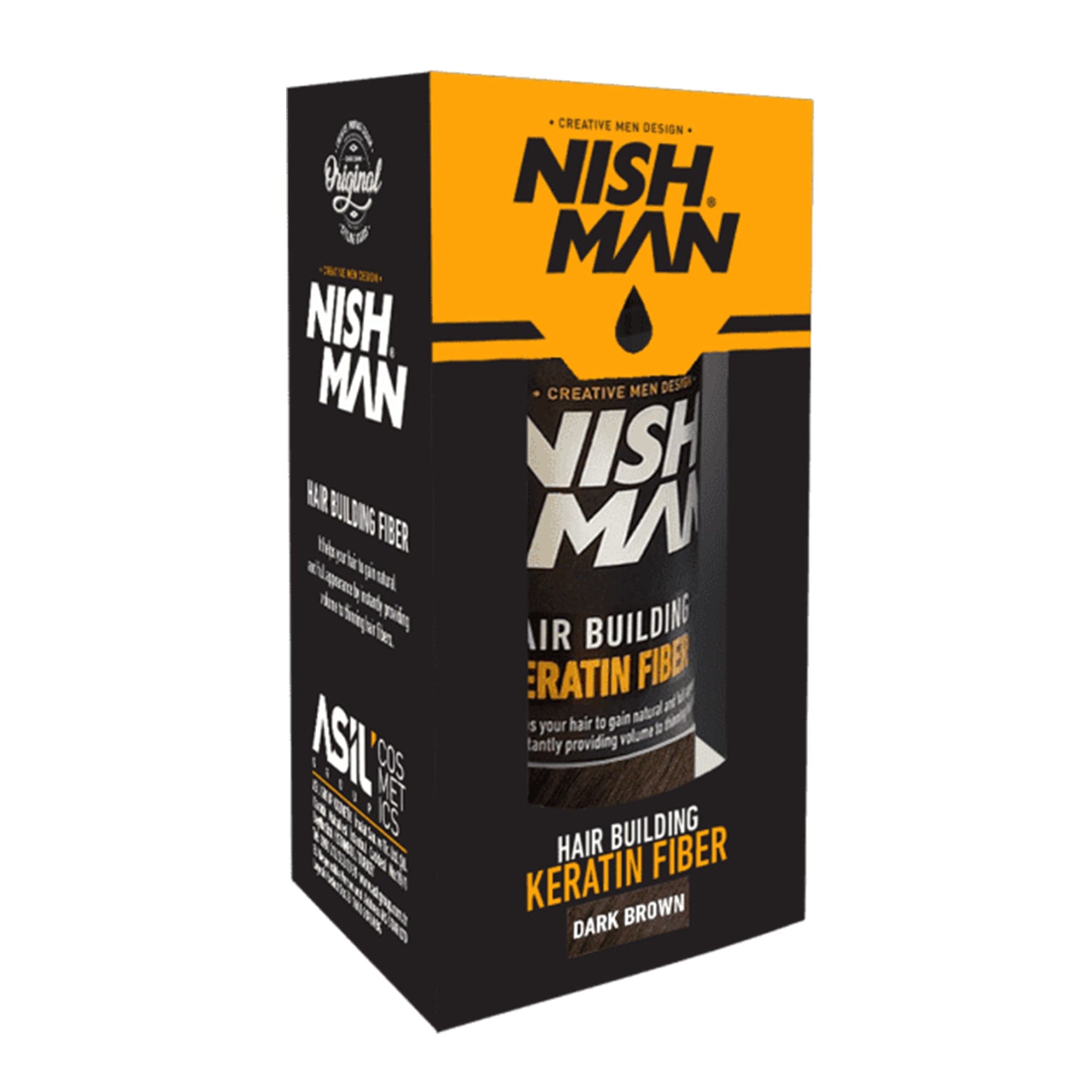 Nishman - Hair Building Keratin Fiber Dark Brown 21g