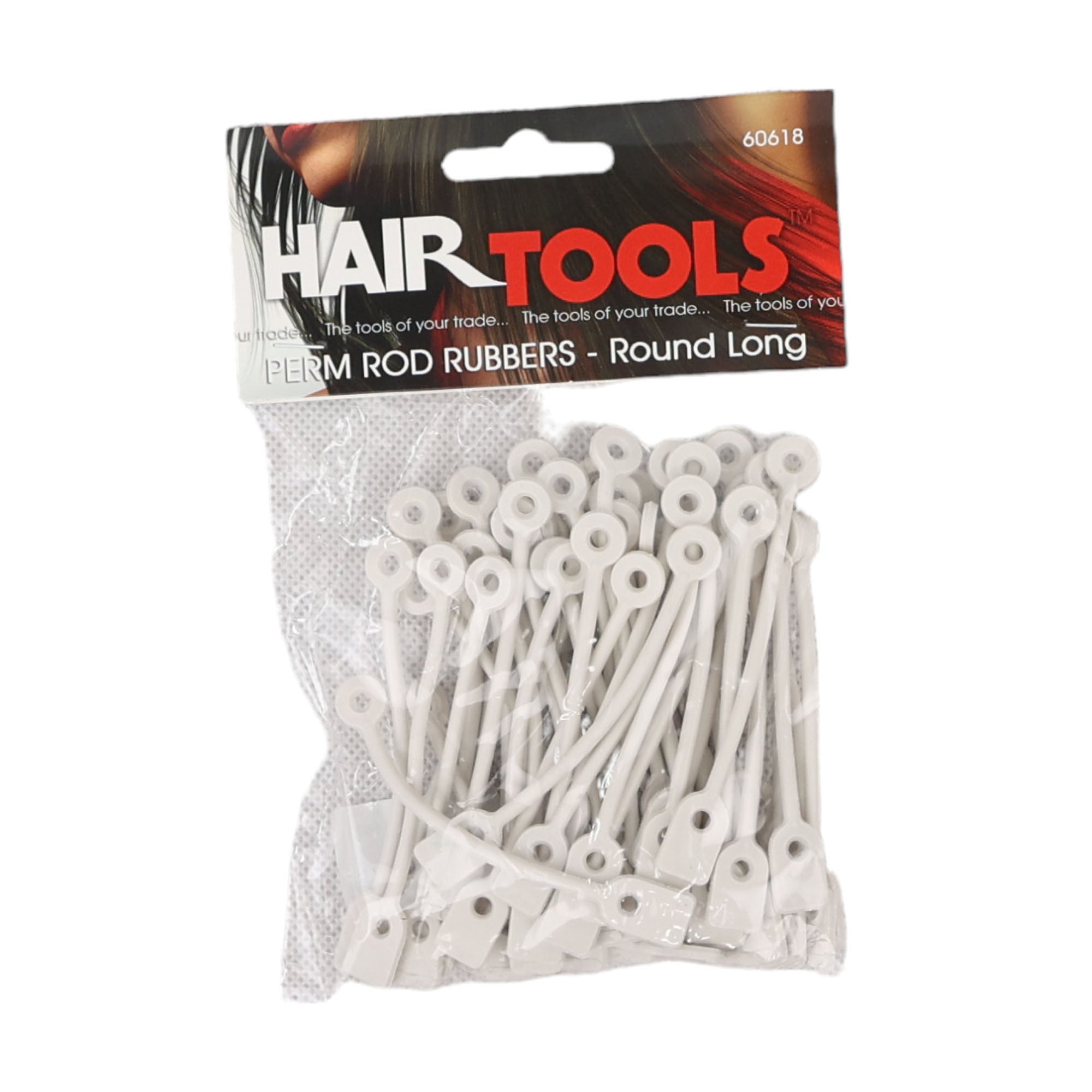 Hair Tools - Perm Rods Rubbers Round Long 50pcs