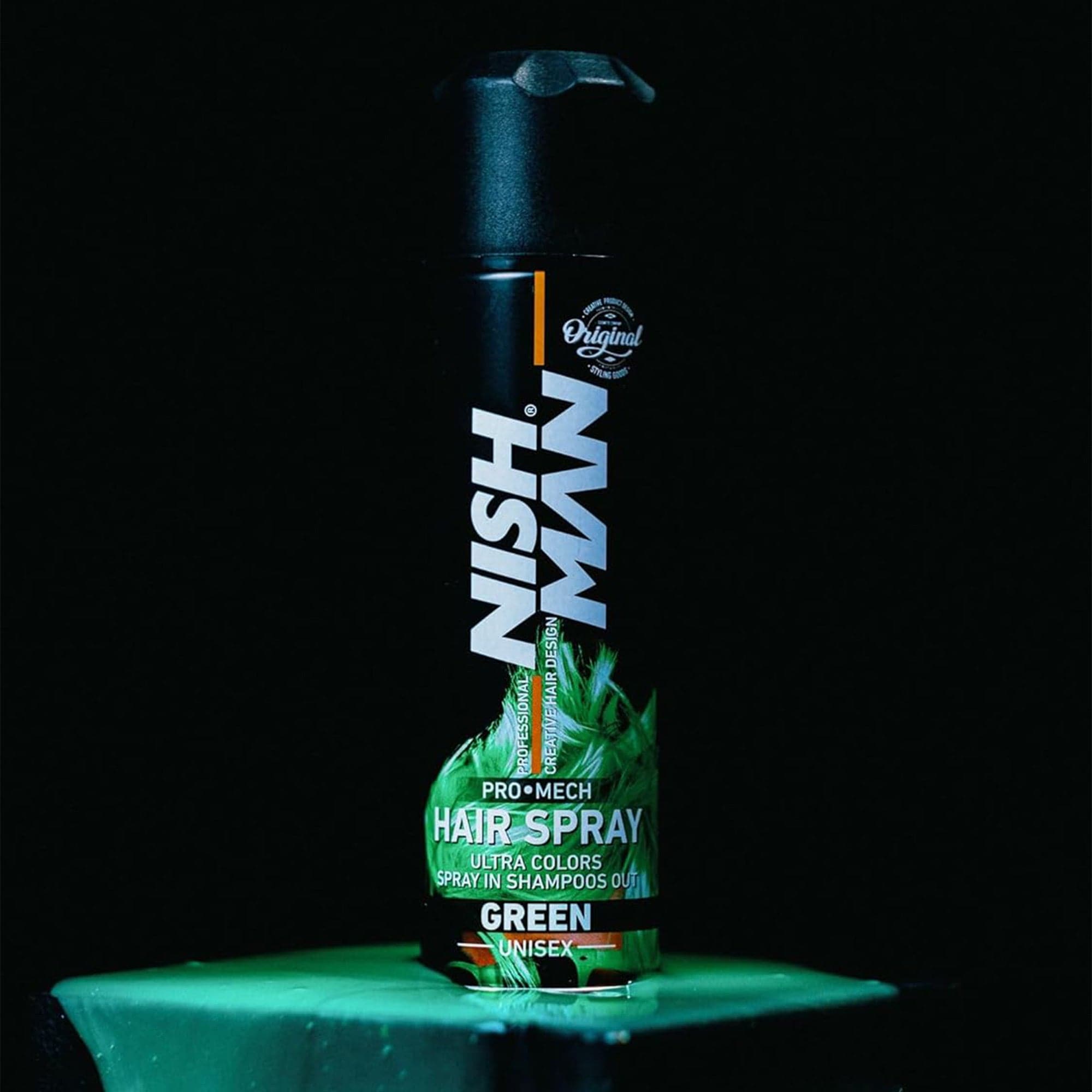 Nishman - Temporary Hair Colour Spray Green 150ml